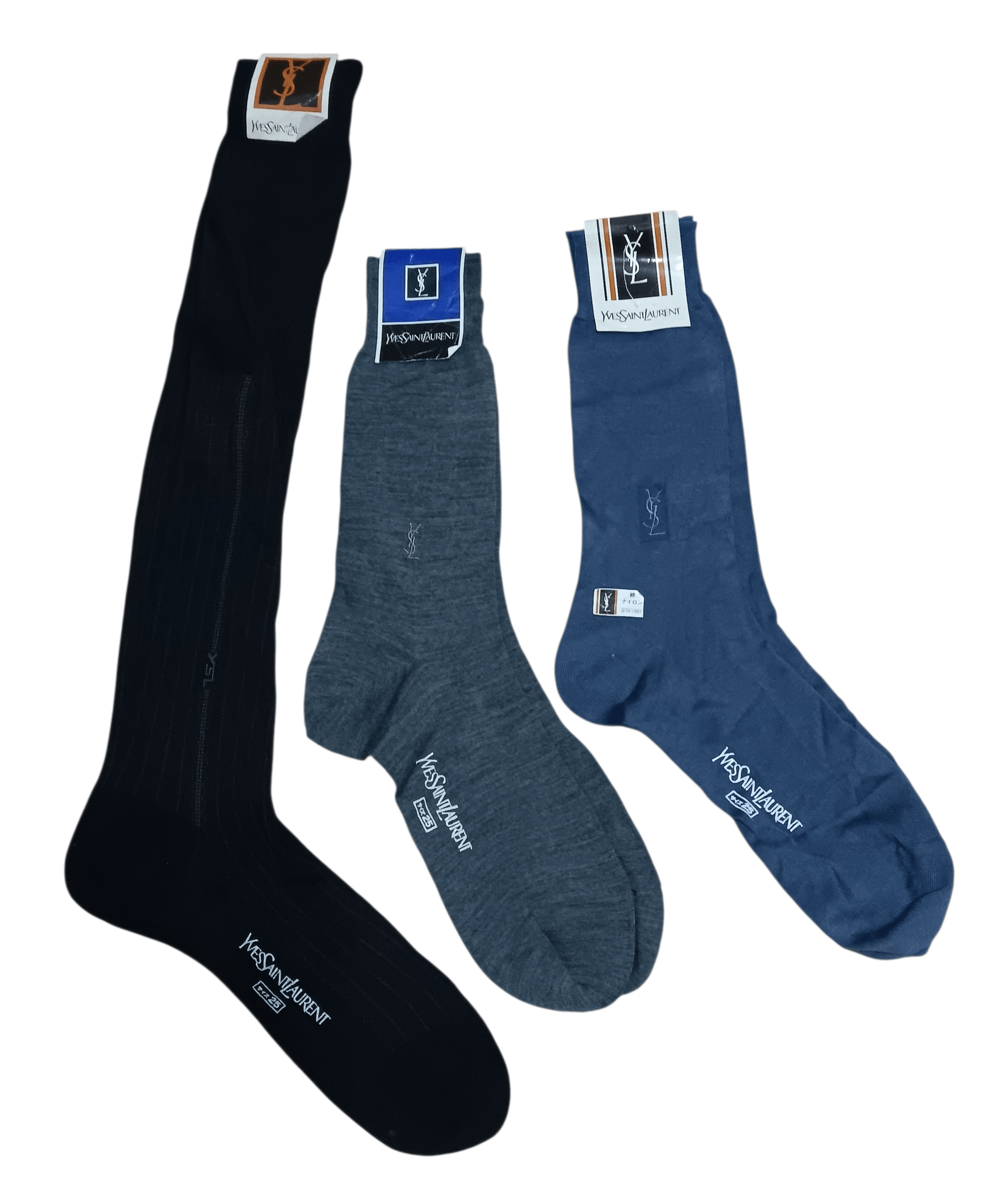 Yves Saint Laurent YVES SAINT LAURENT CHAUSSETTES SOCKS Size 26 - 1 Thumbnail