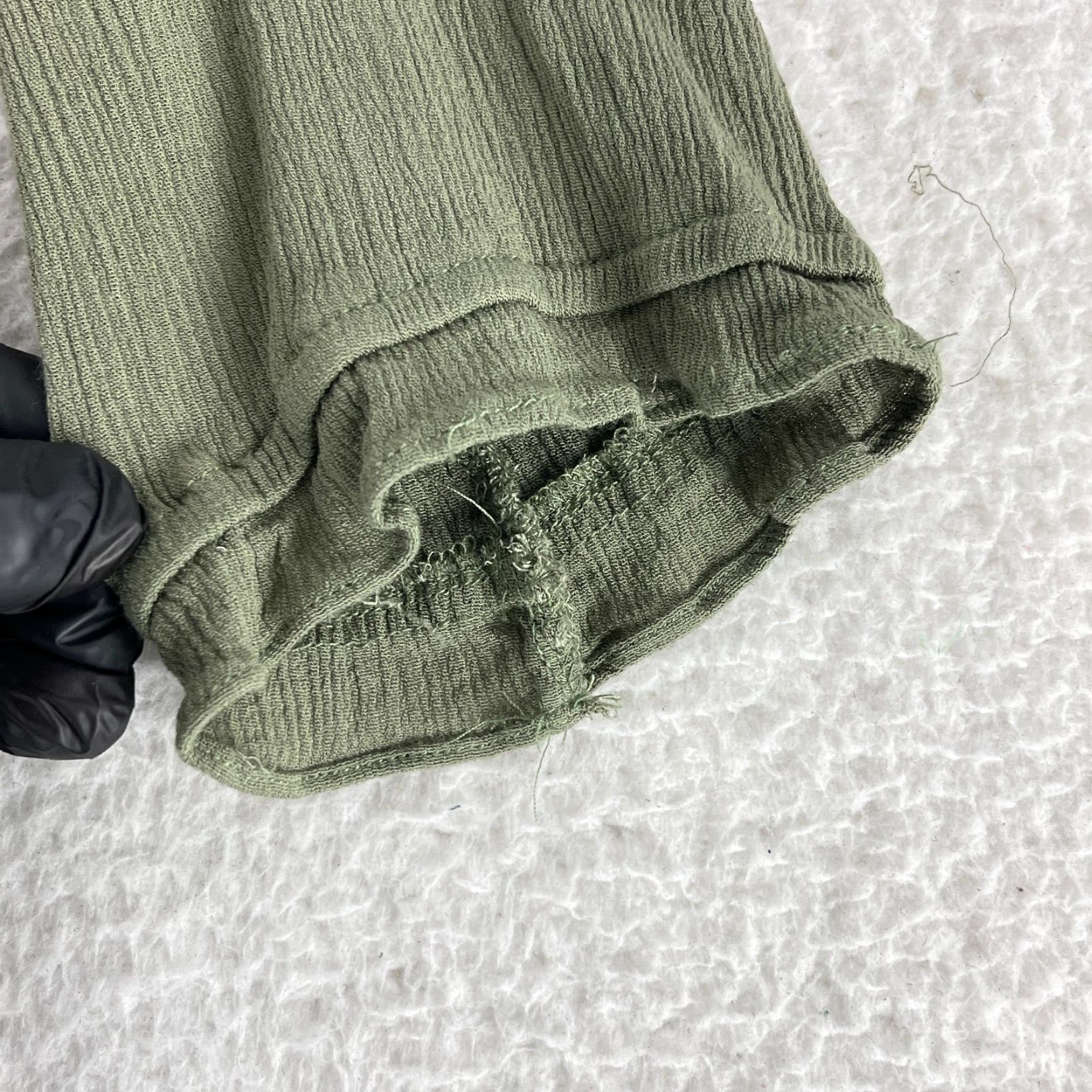 Vintage Entro Green Crepe Embroidered 3/4 Sleeve Swing Dress Womens Small Pullover Dress Shirt? Size S / US 4 / IT 40 - 6 Thumbnail