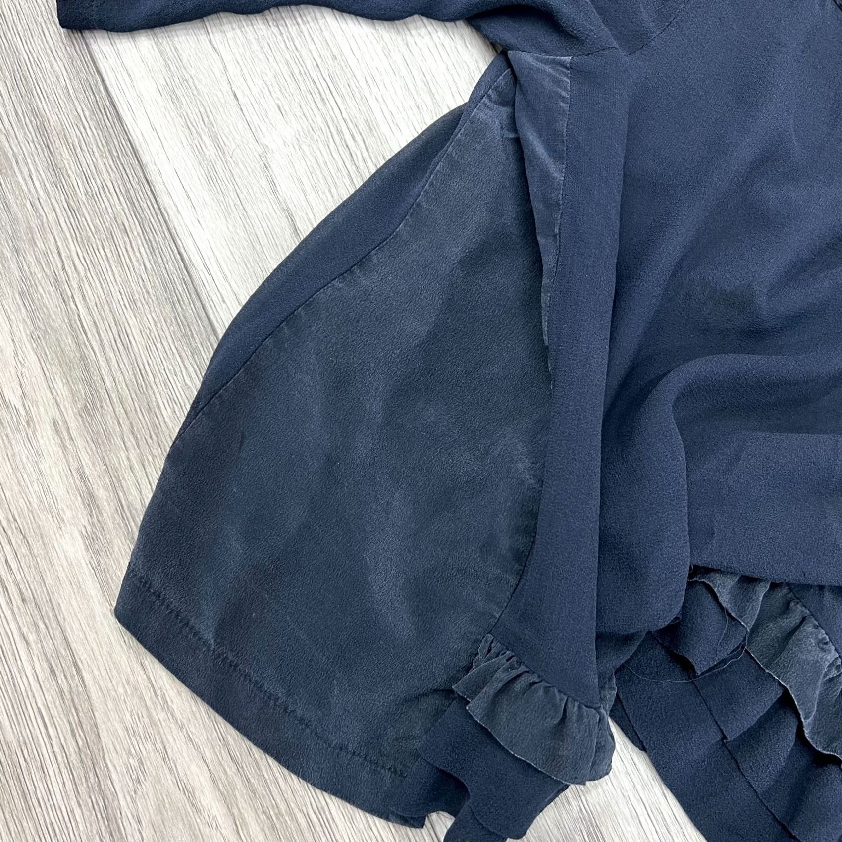 Vintage See by Chloé Silk Blouse Top Women's US 4 UK 8 Blue Silk Blouse Size M / US 6-8 / IT 42-44 - 6 Thumbnail