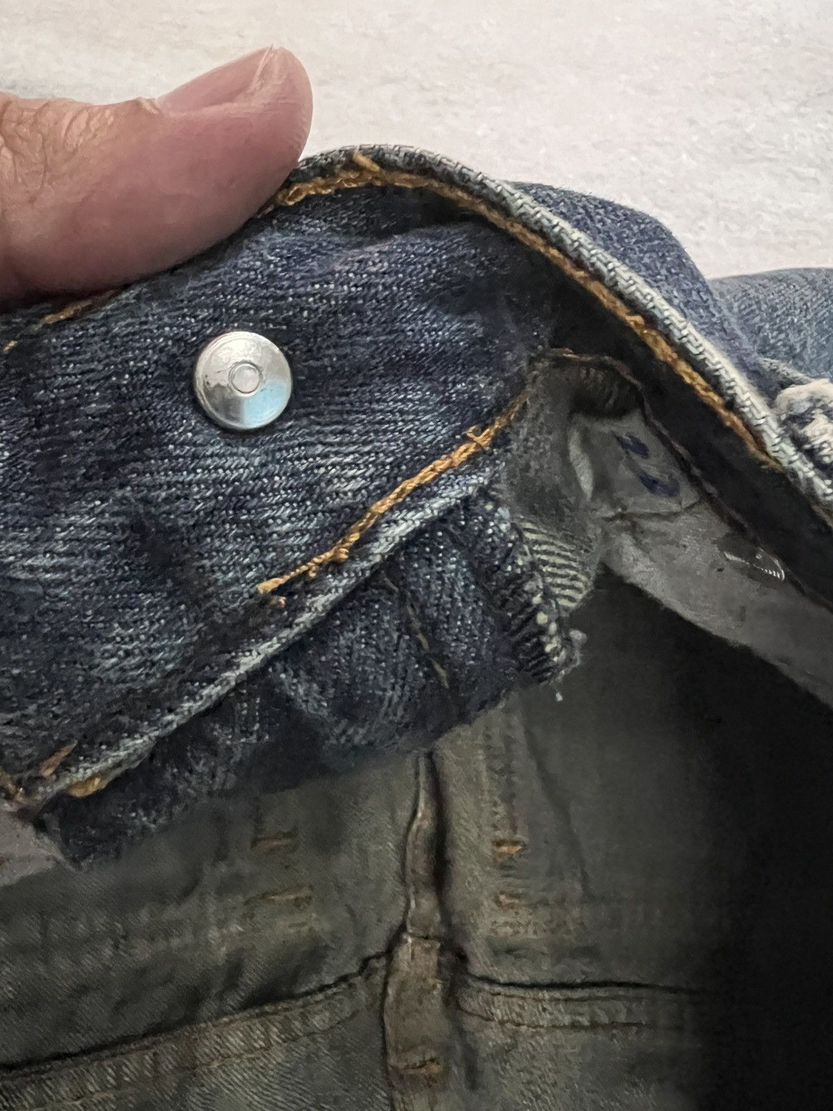 If Six Was Nine × Japanese Brand × Seditionaries 🌈90s style m.f.editorial Flare Mud Wash Jean Japan Size US 31 - 18 Thumbnail