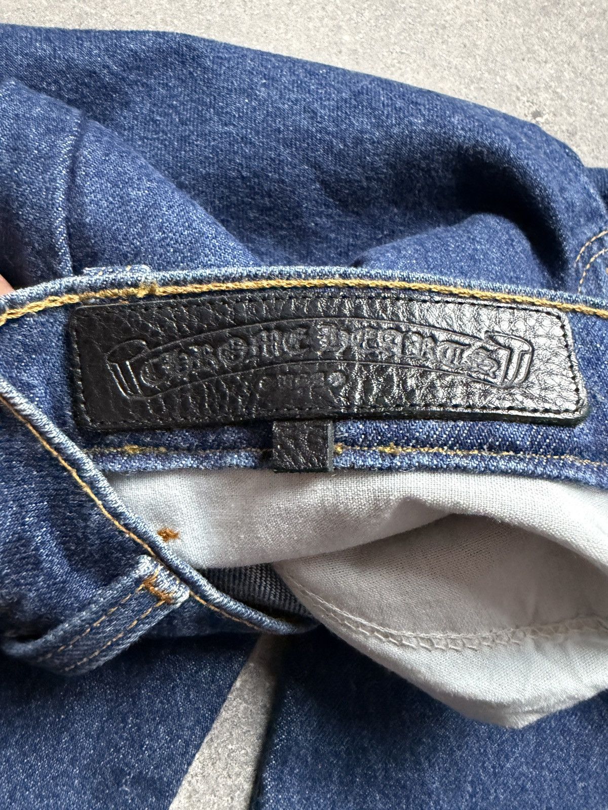 Chrome Hearts Chrome Hearts Levis 517 Cross Patch Dark Wash Jeans Size US 36 / EU 52 - 15 Thumbnail