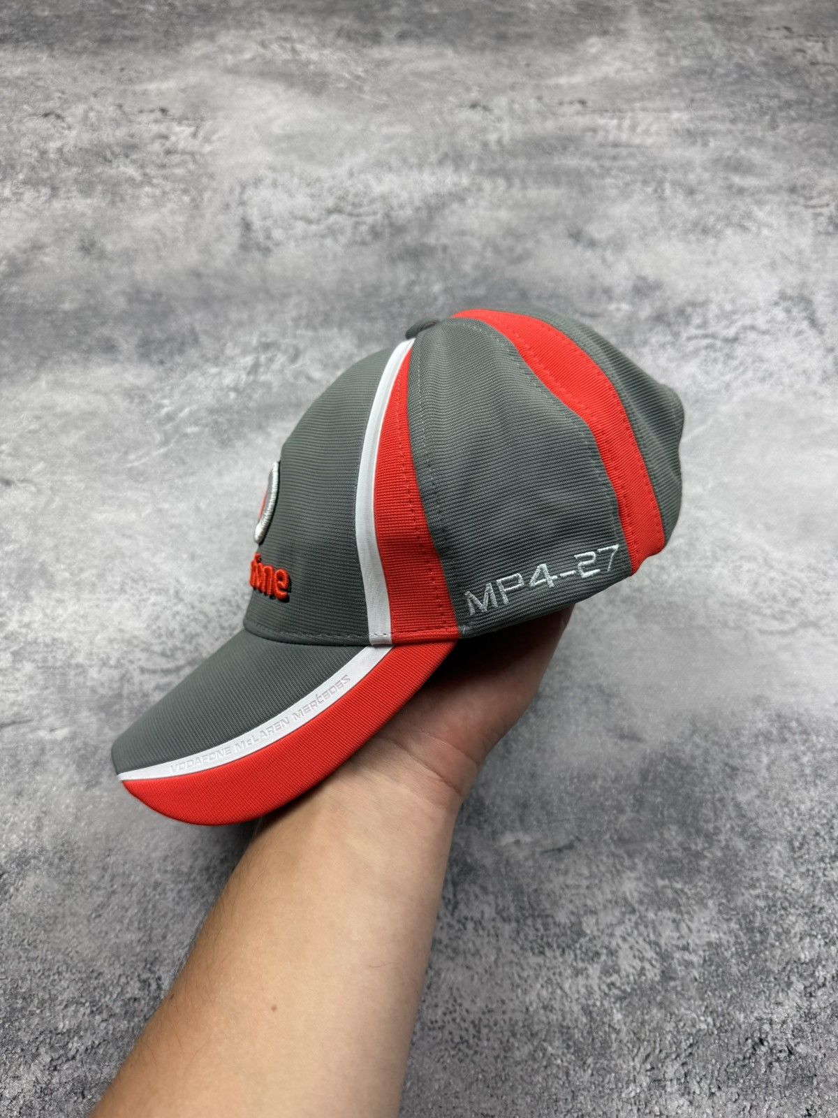 Malcolm McLaren Vintage Vodafone McLaren Mercedes F1 Racing Cap Hat MP4-27 Size ONE SIZE - 6 Thumbnail