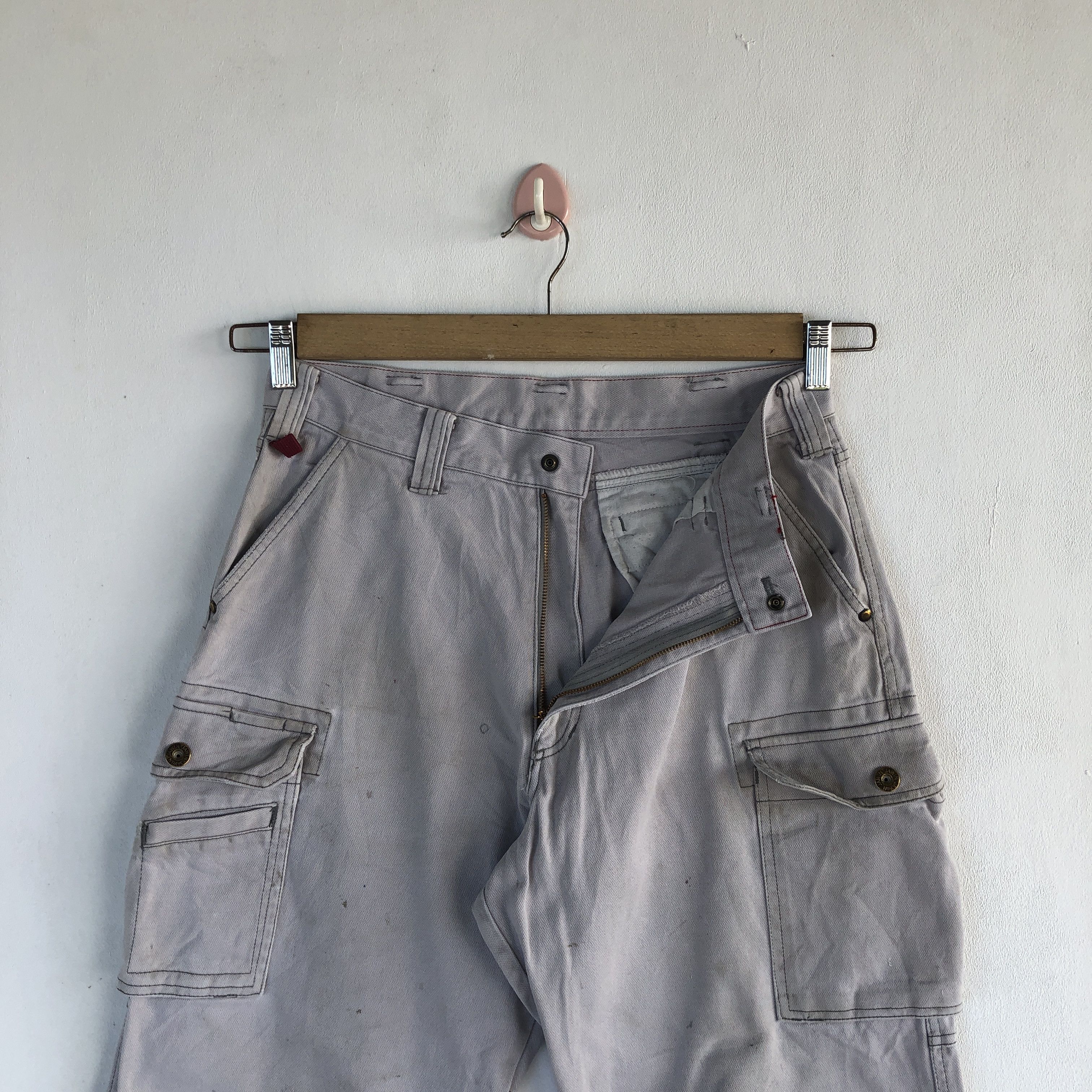 Japanese Brand Vintage Japanese Cargo Pants Multi Pocket Military Trousers Size US 30 / EU 46 - 5 Thumbnail