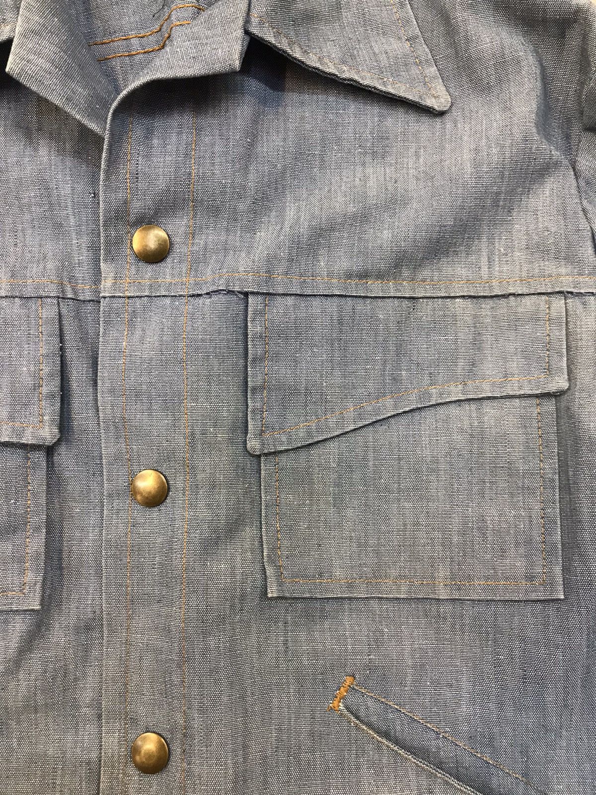 Japanese Brand × Vintage Vintage 70s-80s Tobias Trend Chambray Cotton Blue Denim Size US XXS / EU 40 - 8 Thumbnail
