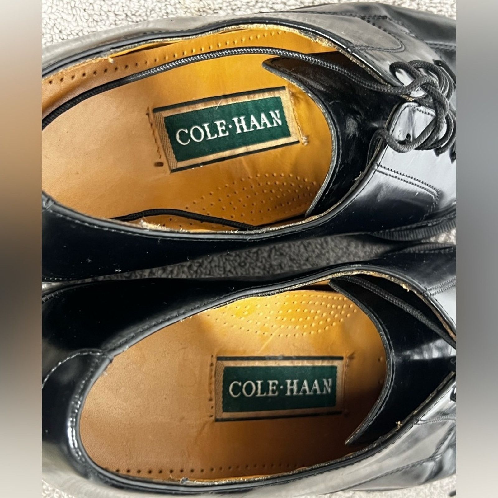 Cole Haan Cole Haan Calhoun Split Toe Dress Oxford Patent Shoes 9 D Size US 9 / EU 42 - 9 Thumbnail