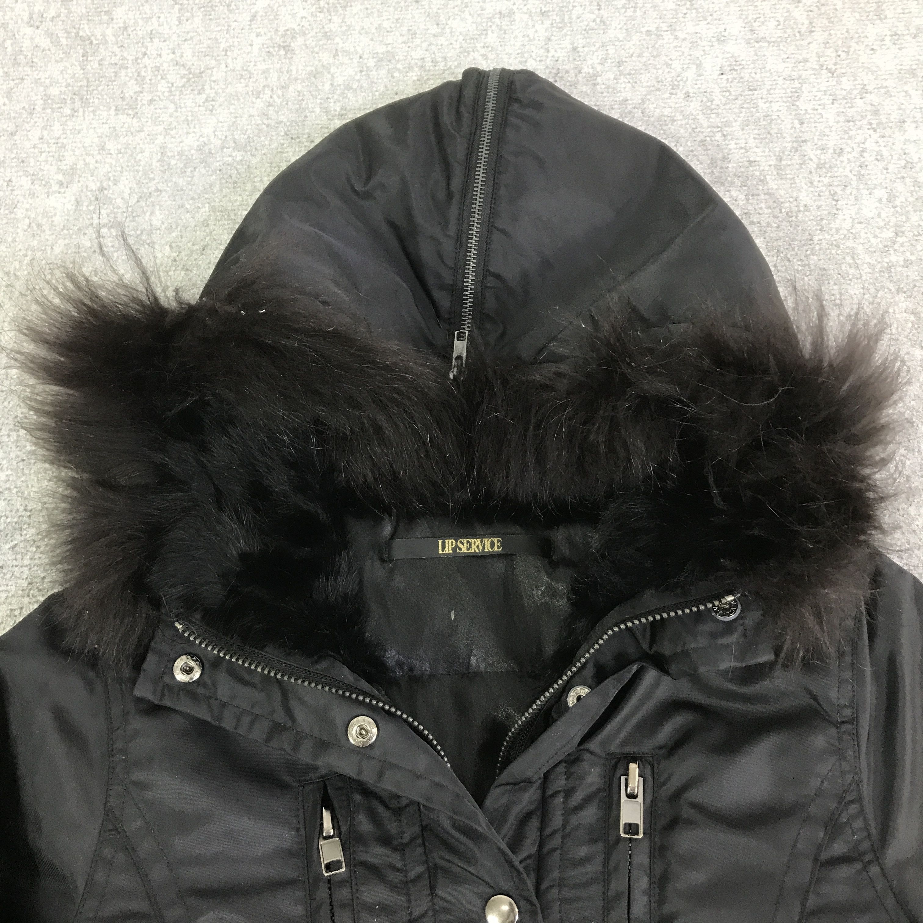 Lip Service y2k lip service fur hoodie jacket K120B5 Size US M / EU 48-50 / 2 - 8 Thumbnail