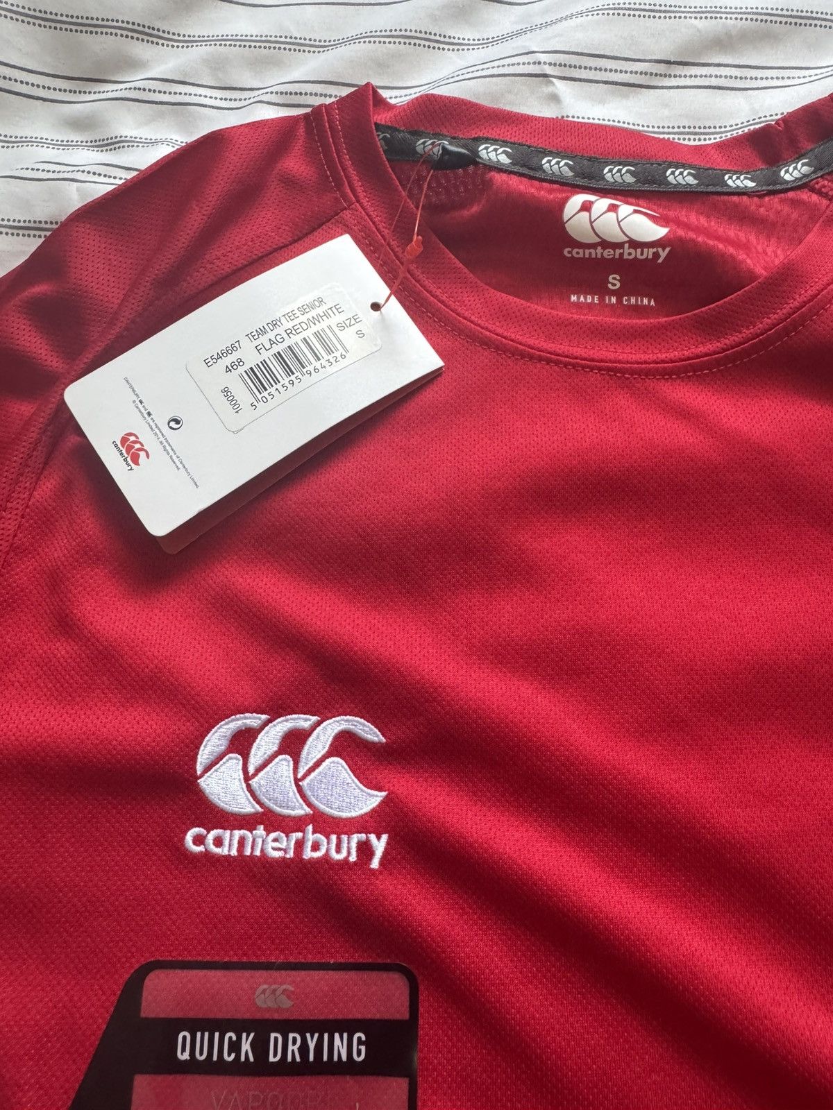 Canterbury of New Zealand NWT Canterbury Red Vapodri Tee | Size S Size US S / EU 44-46 / 1 - 4 Thumbnail