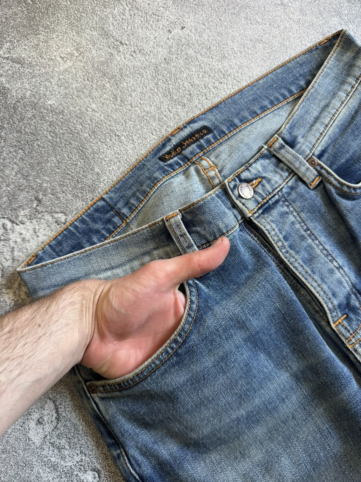 Nudie Jeans Nudie Jeans co 32/30 Grim Tim denim pants trousers jeans 👖 Size US 32 / EU 48 - 10 Thumbnail
