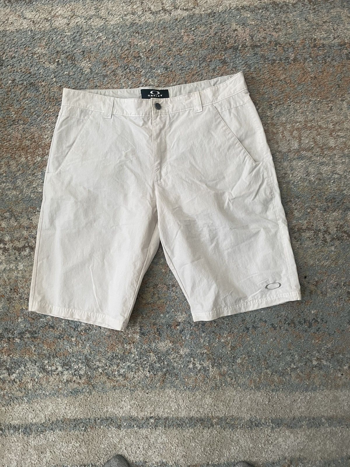 Oakley VTG Oakley Shorts Size 36 Large White Size US 36 / EU 52 - 1 Thumbnail