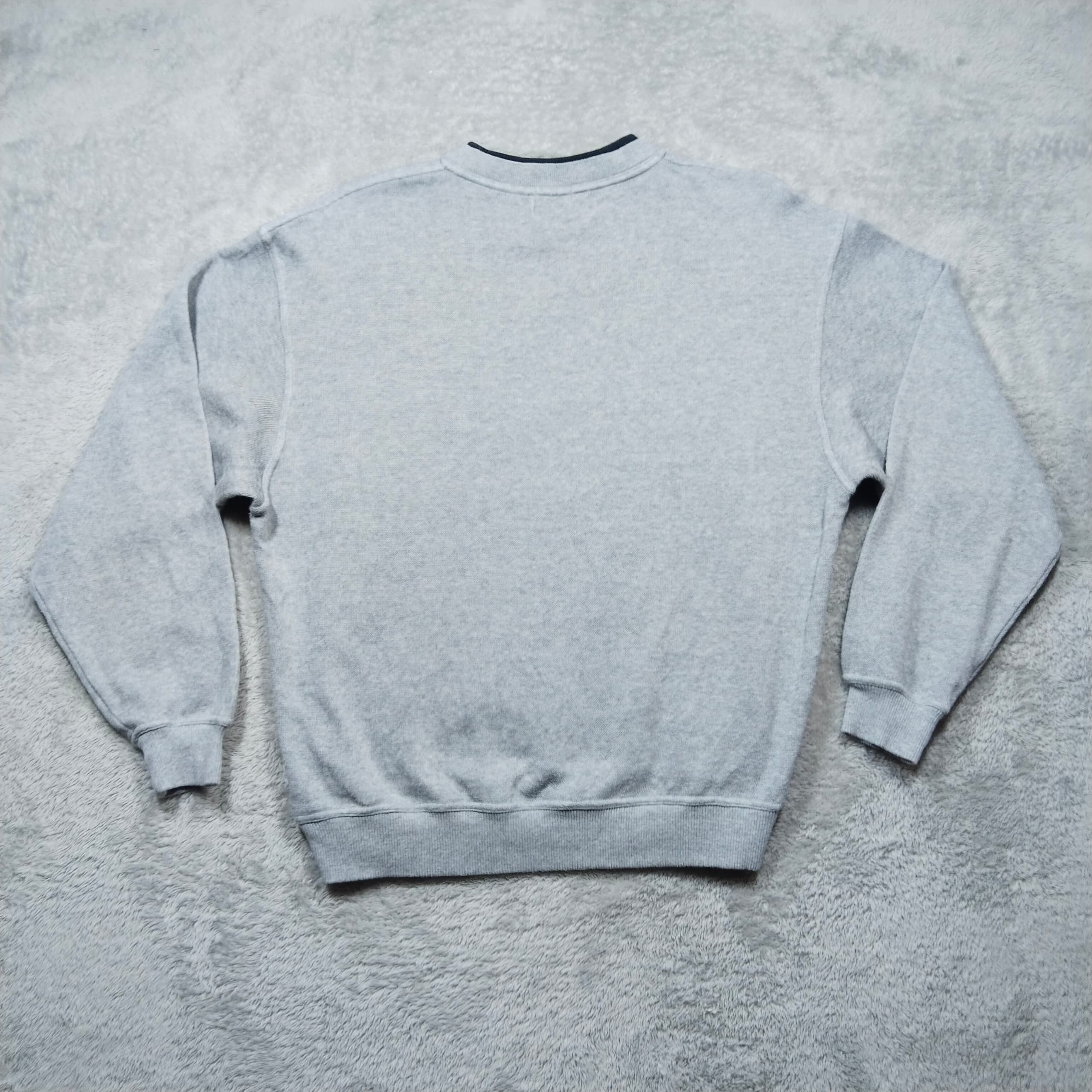 Cerruti 1881 × Vintage VINTAGE CERRUTI SPORT HEATHER GRAY PULLOVER SWEATSHIRT Size US M / EU 48-50 / 2 - 2 Thumbnail