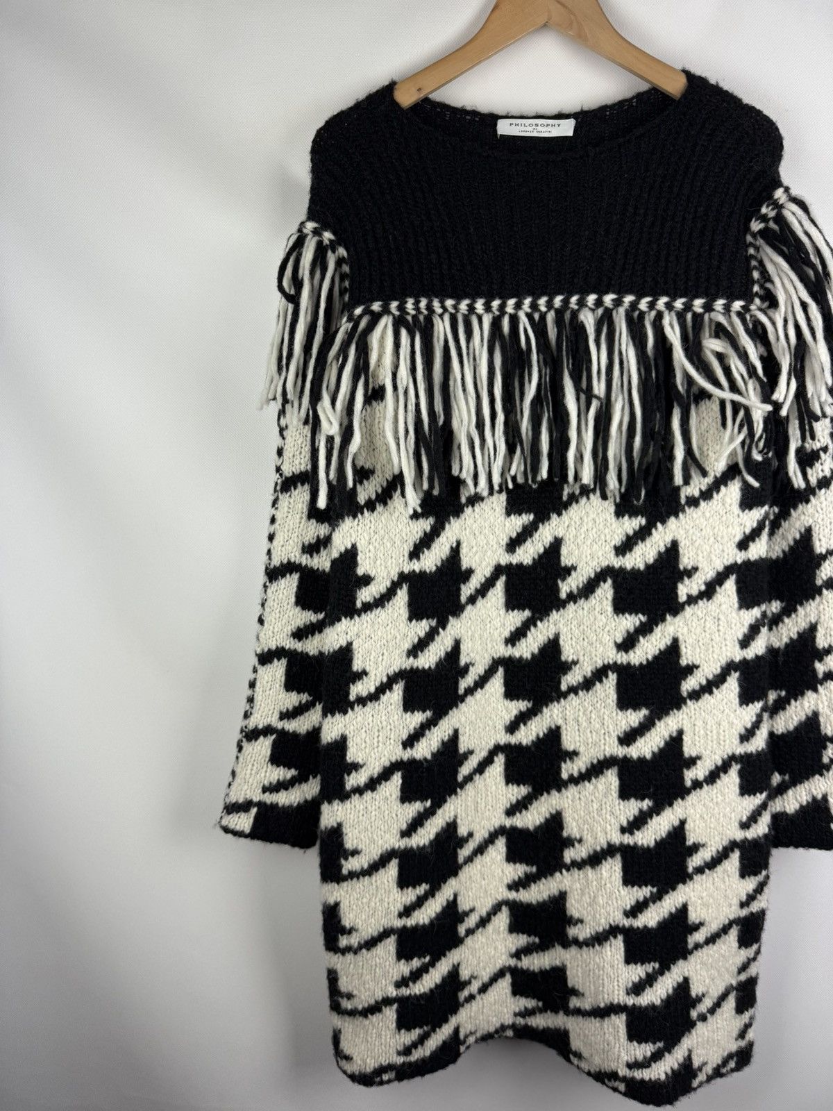 Philosophy di Lorenzo Serafini Philosophy Di Lorenzo Serafini Heavy Knitted Sweater Dress Size M / US 6-8 / IT 42-44 - 2 Thumbnail