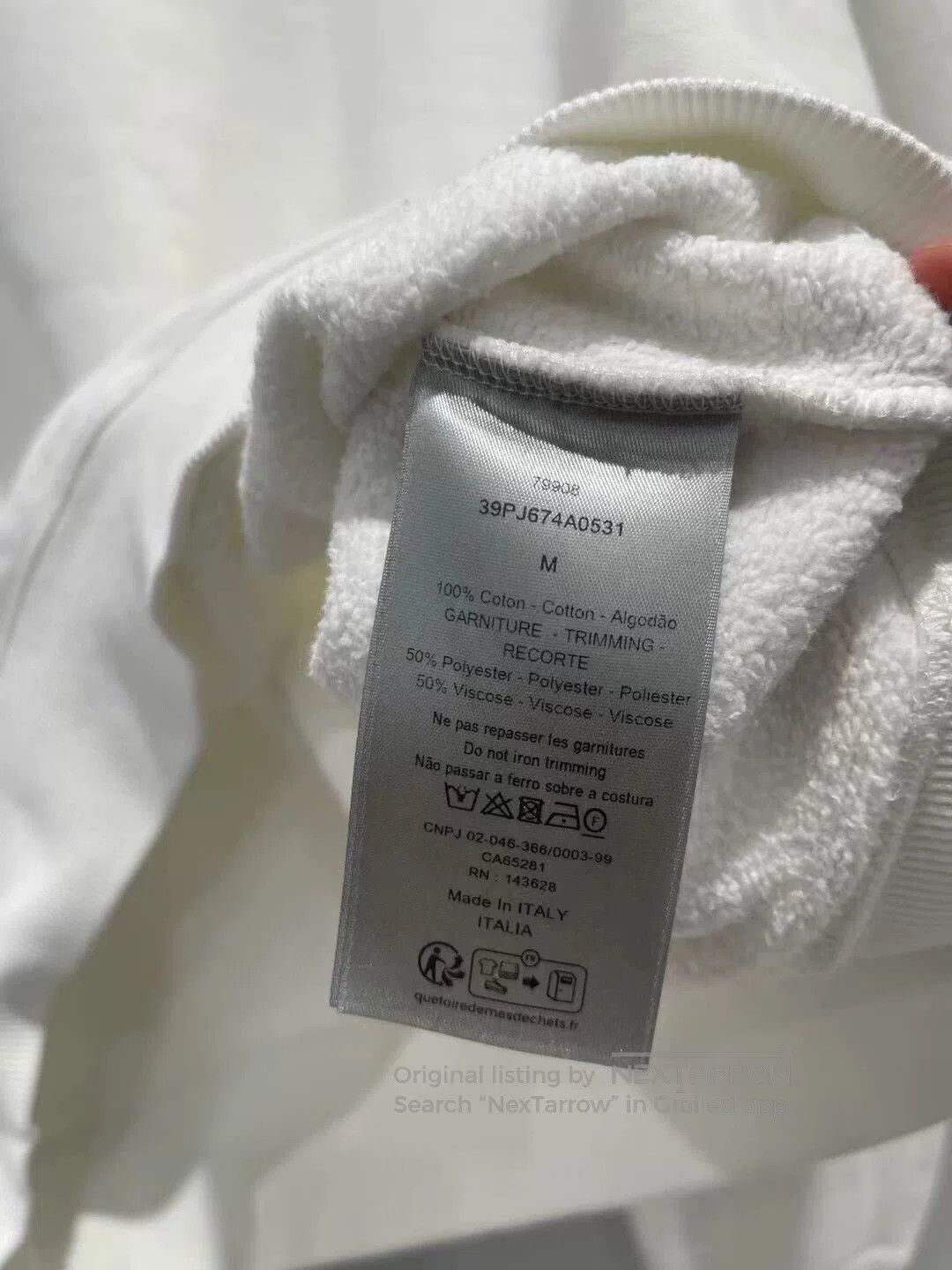 Dior dior white sweatshirt size m new. Size US M / EU 48-50 / 2 - 6 Thumbnail
