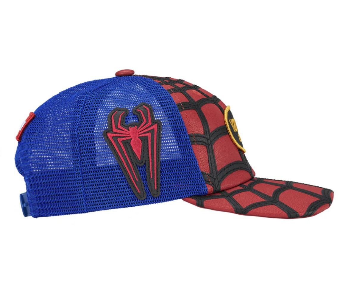 Supreme × Vanson Leathers Supreme®/Vanson Leathers® Spider-Man Mesh Back 6-Panel Red Size ONE SIZE - 7 Thumbnail