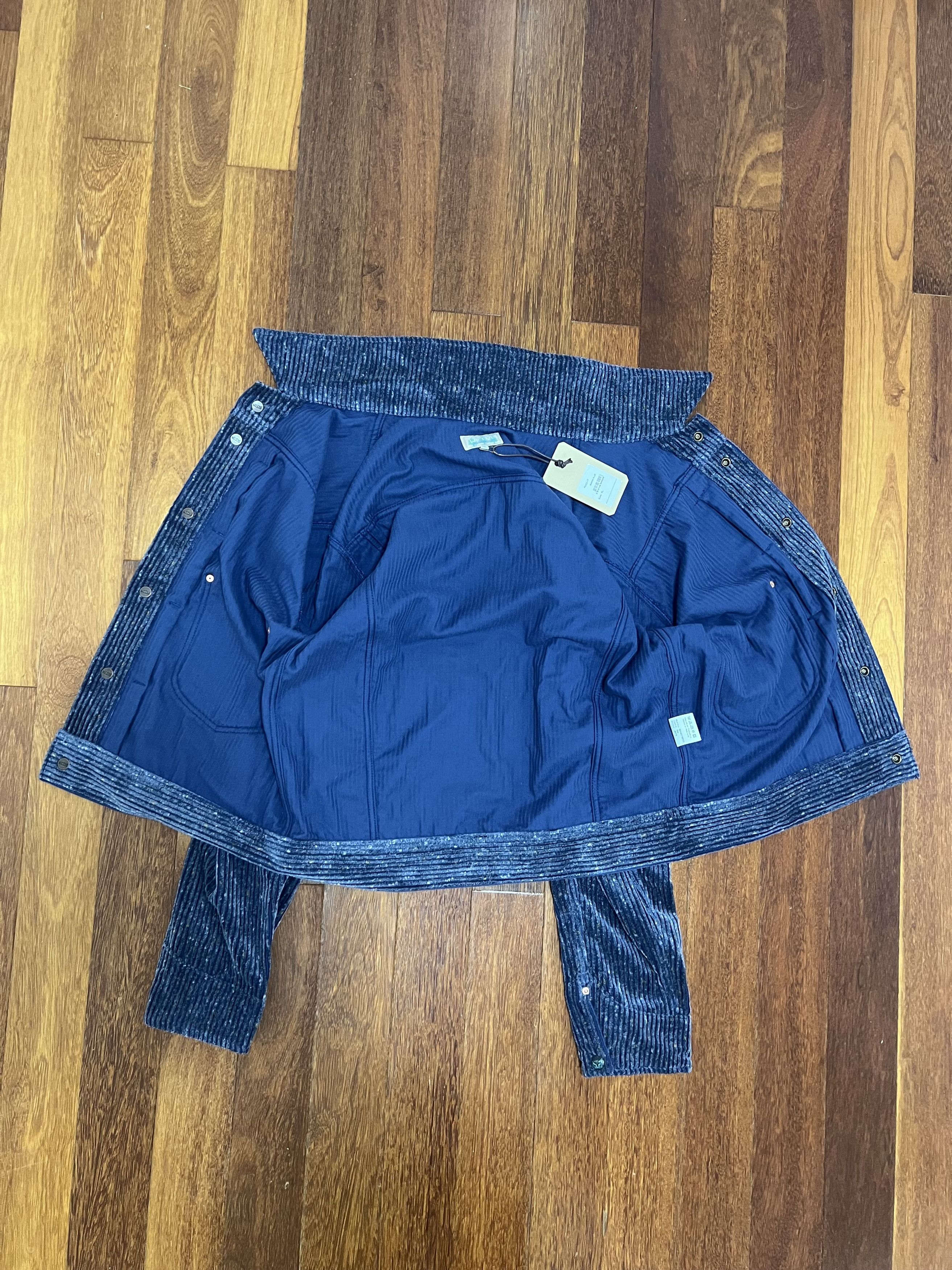WYTHE 💚 Wythe Italian Donegal Corduroy Ranch Jacket Marine Blue Size US XL / EU 56 / 4 - 3 Thumbnail