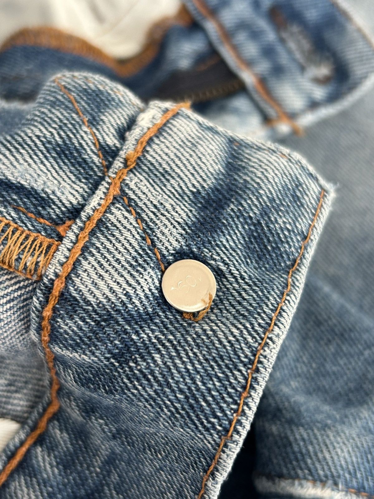 Levi's Levis 505 Ripped Jeans Size US 32 / EU 48 - 8 Thumbnail