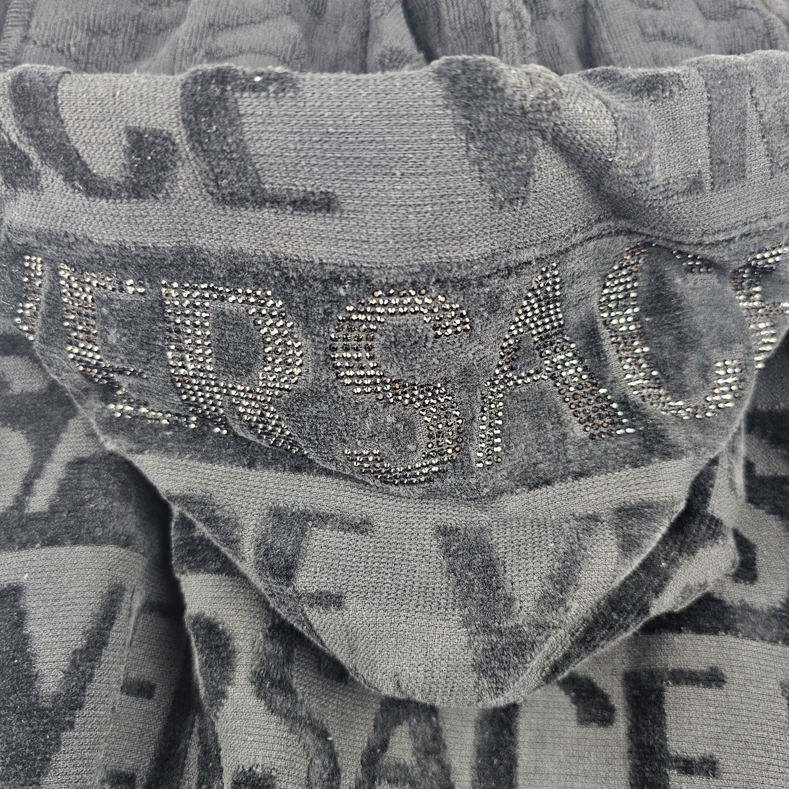 Versace VERSACE Greca Black Unisex Crystals Bathrobe New Size US M / EU 48-50 / 2 - 5 Thumbnail