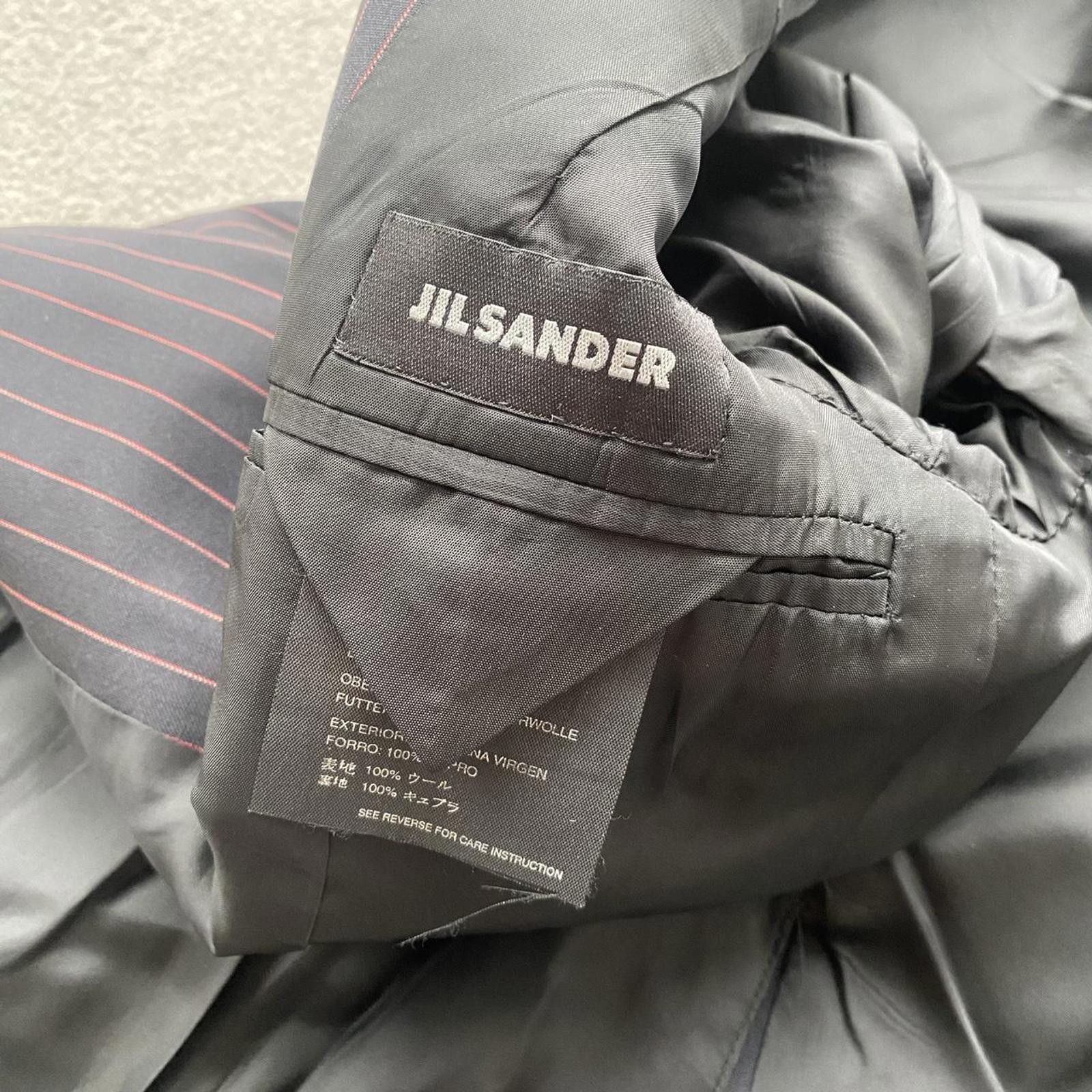 Jil Sander Jil Sander Tailor Made Pinstripe Wool Blazer Size 44R - 5 Thumbnail