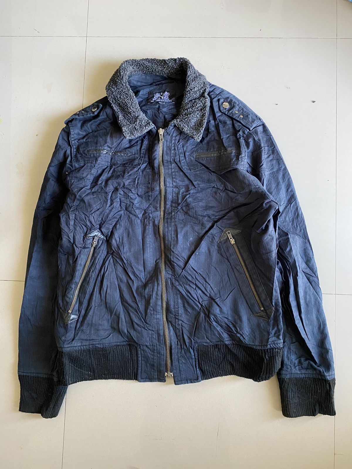 If Six Was Nine × Japanese Brand × Le Grande Bleu (L.G.B.) Net young man trendy fur jacket Size US XL / EU 56 / 4 - 1 Thumbnail