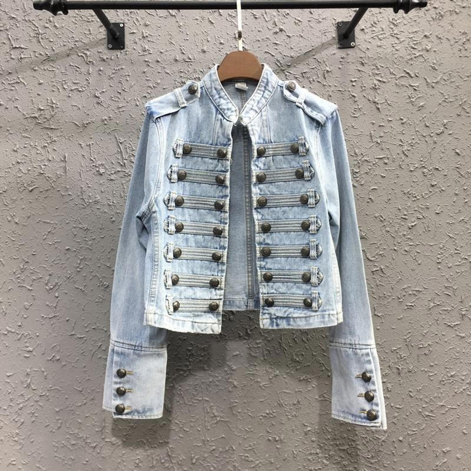 Vintage Vintage 1970s Italian military Denim Jacket | Grailed