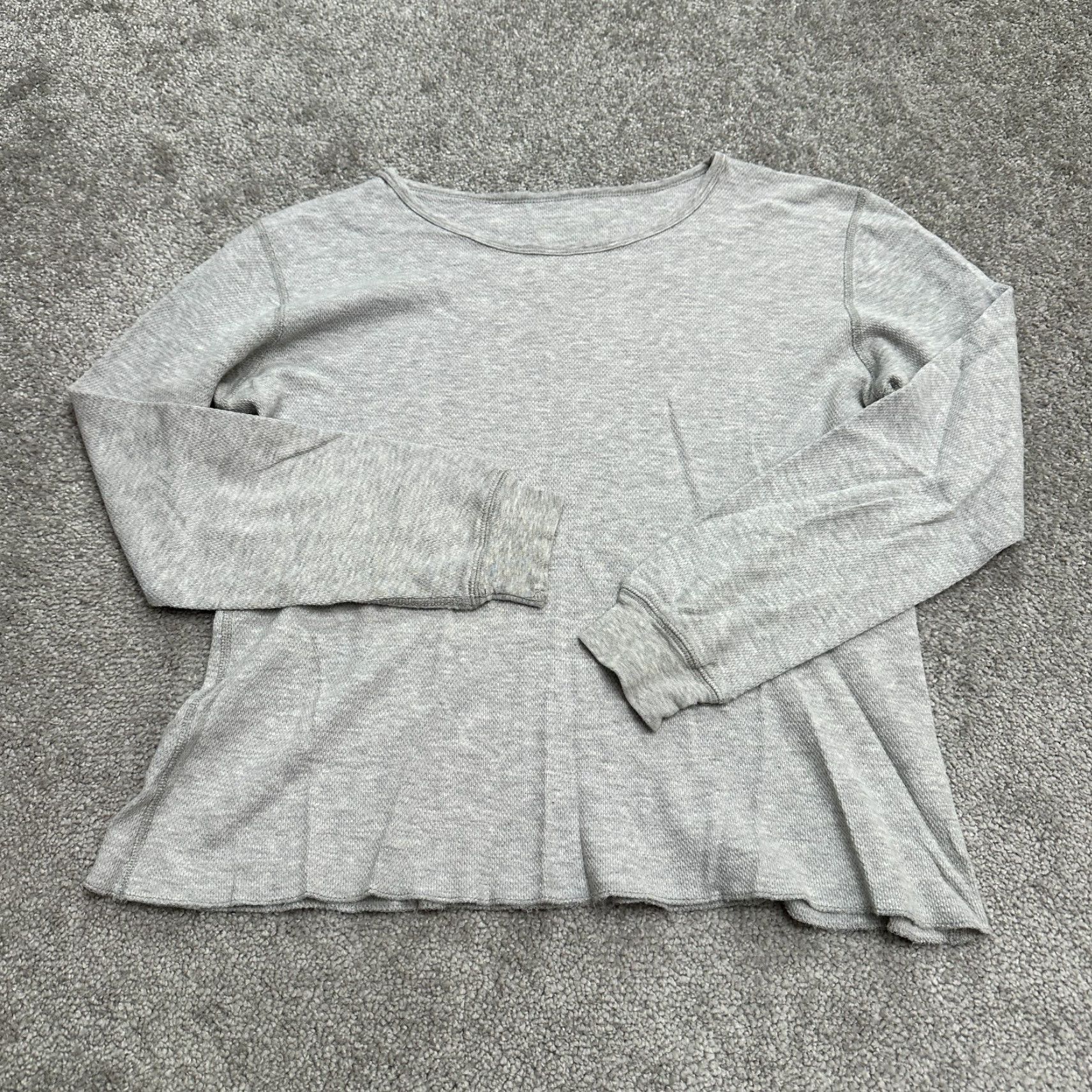 Vintage Unbranded Pullover Sweatshirt Womens M Gray Round Neck Casual Relax Outdoor Size M / US 6-8 / IT 42-44 - 2 Thumbnail