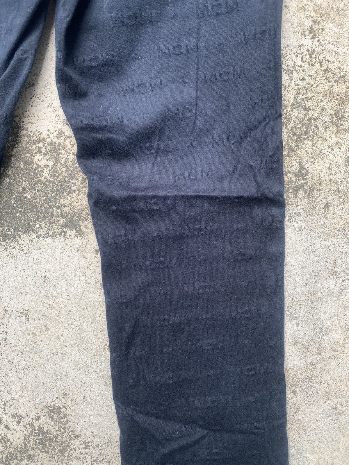 Designer × If Six Was Nine × MCM MCM Monogram Flare Stretchable Casual Pants Size US 26 / EU 42 - 20 Thumbnail