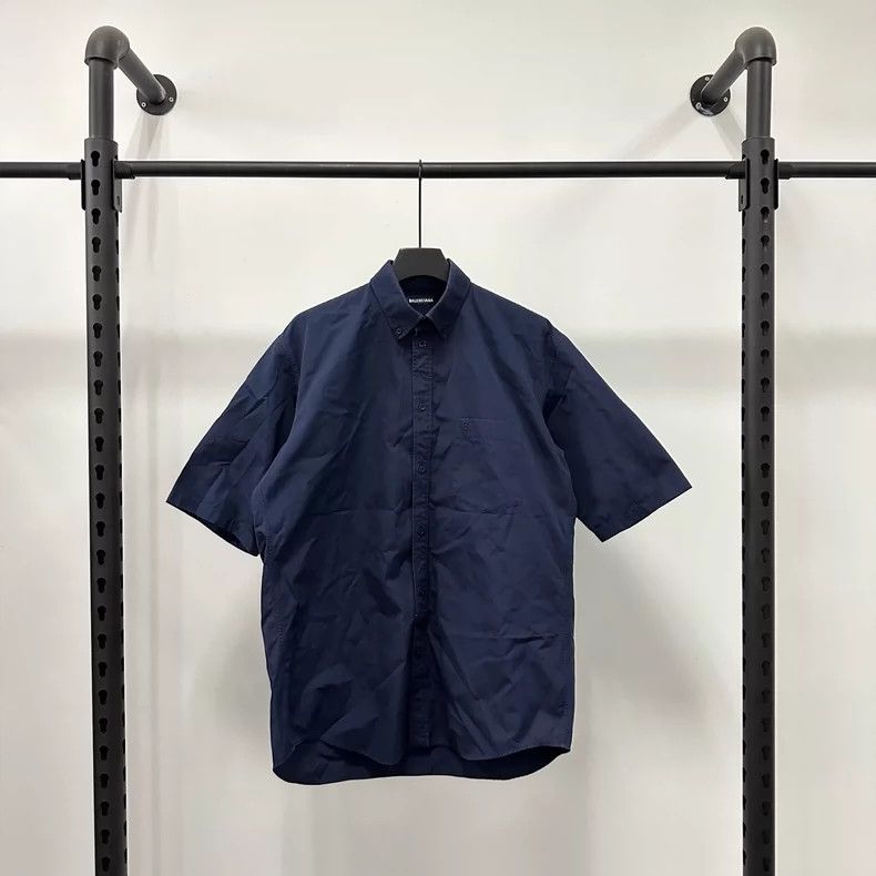 Balenciaga Balenciaga size 37 SS20 Back mailbox logo printed short sle Size US M / EU 48-50 / 2 - 1 Thumbnail
