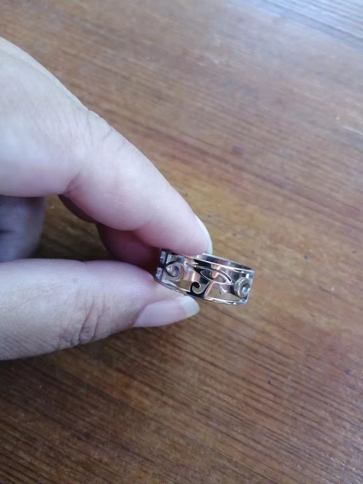 Jewelry Amulet Ankh Cross Ring Size ONE SIZE - 2 Thumbnail