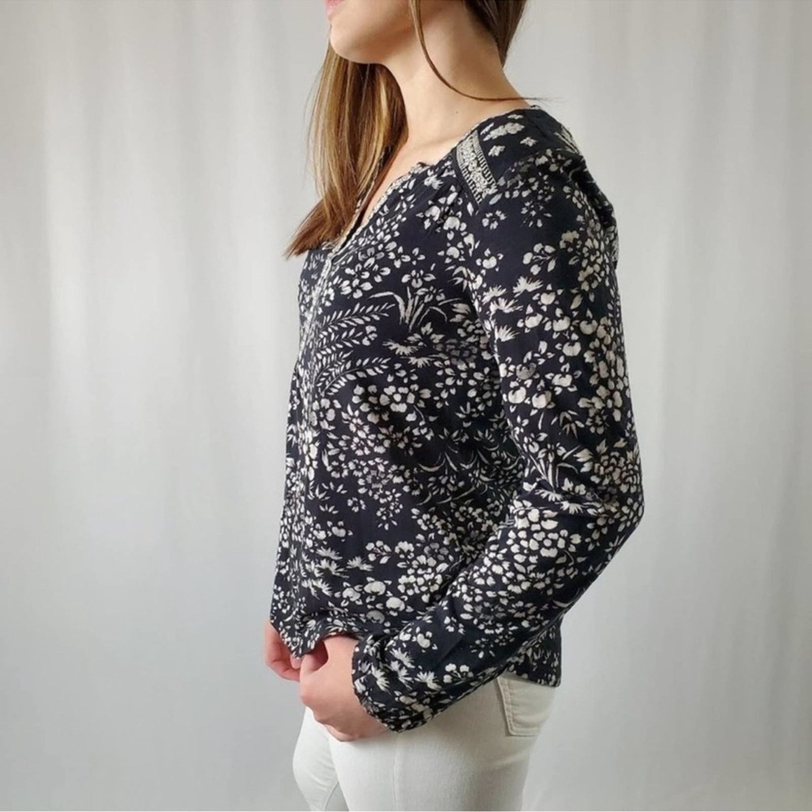Lucky Brand Lucky Brand Embroidered Top Size S / US 4 / IT 40 - 7 Thumbnail