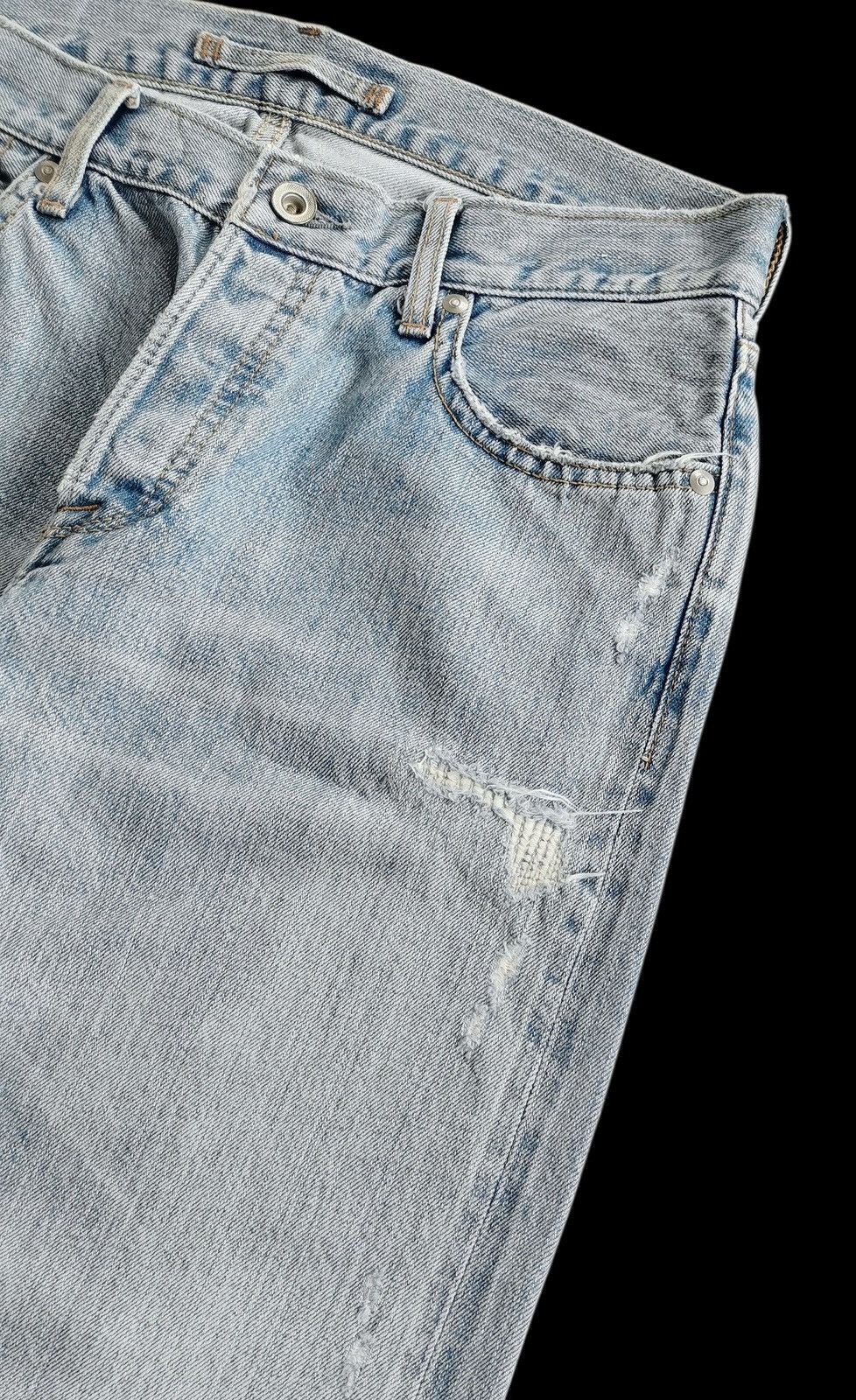 GOA GOA Selvedge Denim Distressed Size US 30 / EU 46 - 11 Thumbnail