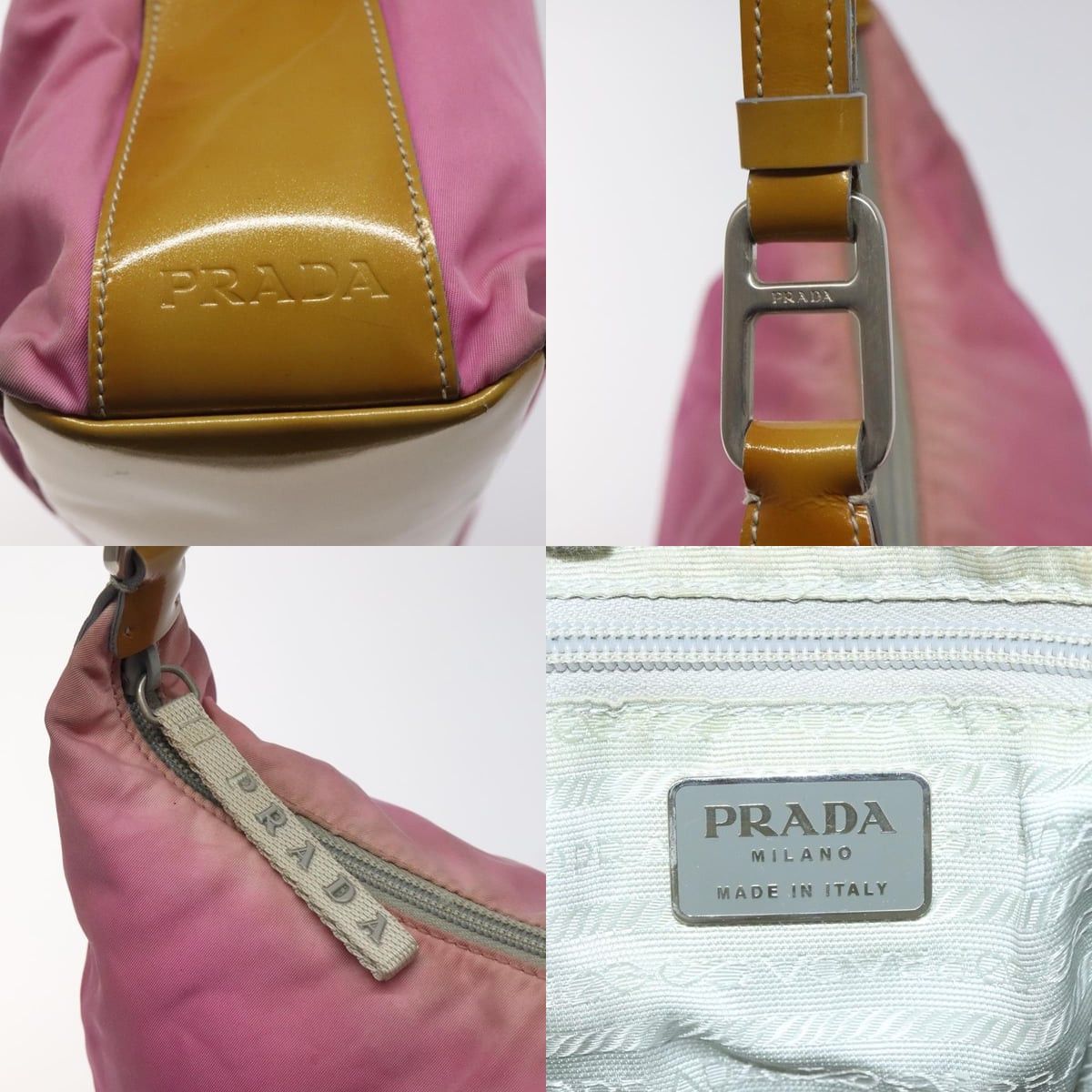 Prada PRADA Shoulder Bag Nylon Pink Silver Size ONE SIZE - 11 Thumbnail