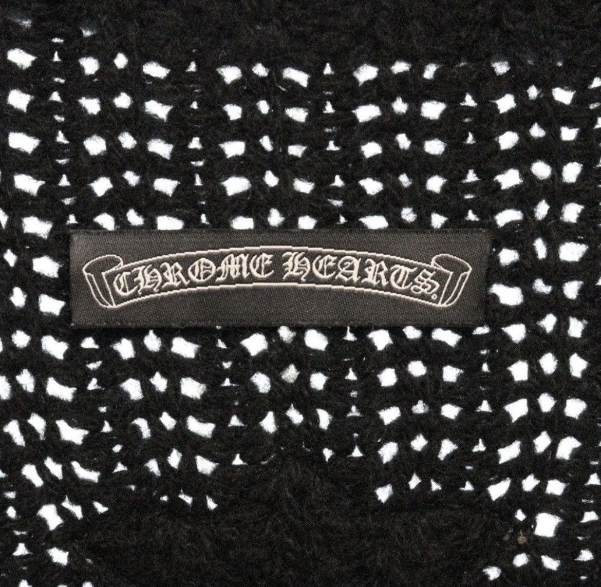 Chrome Hearts CHROME HEARTS Black Wool Buttonless Cardigan Size US S / EU 44-46 / 1 - 7 Thumbnail