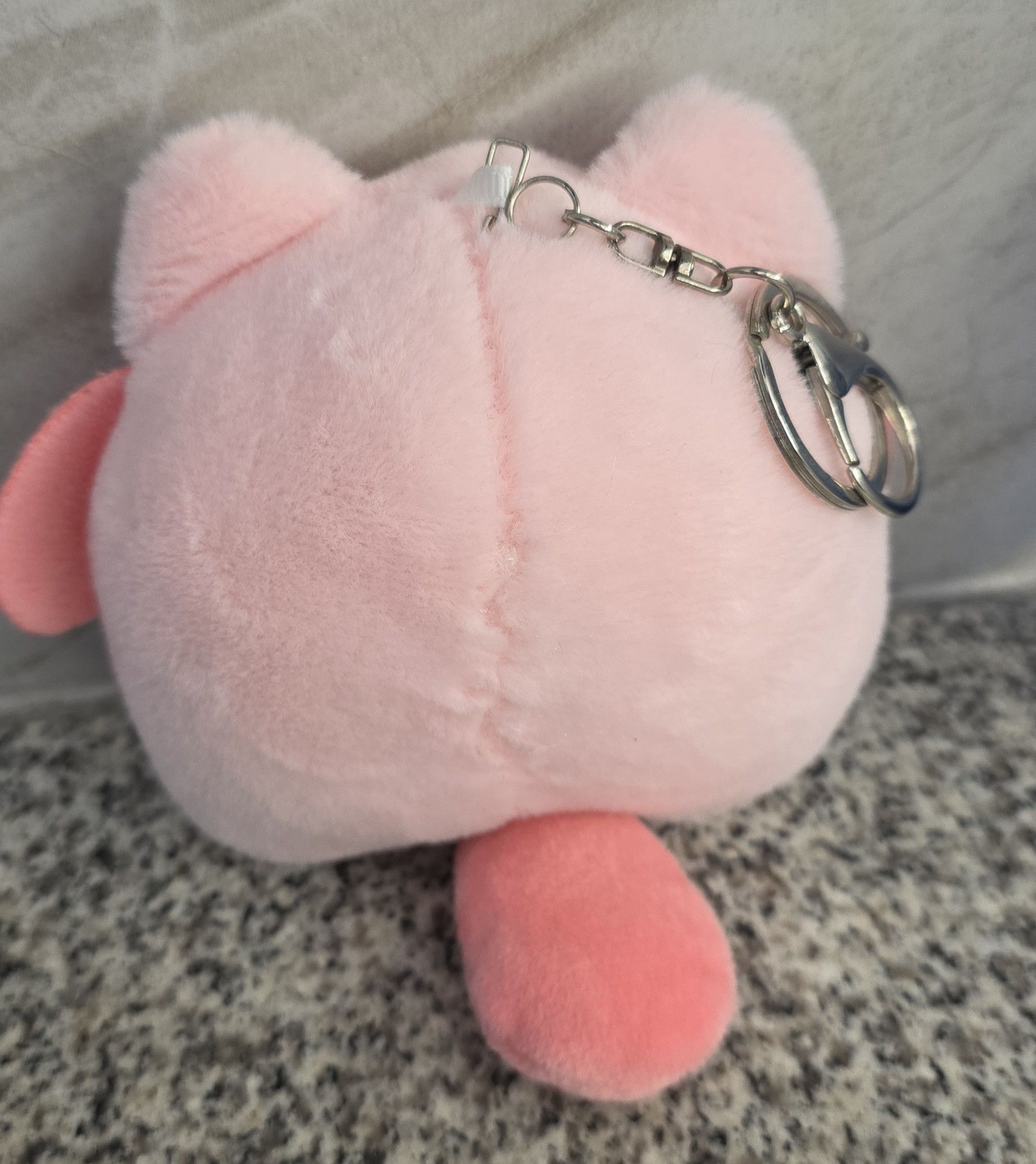 Other NWOT My Melody Pink Cat Costume Omamori Key Charm Plush 6.5" Size ONE SIZE - 2 Thumbnail
