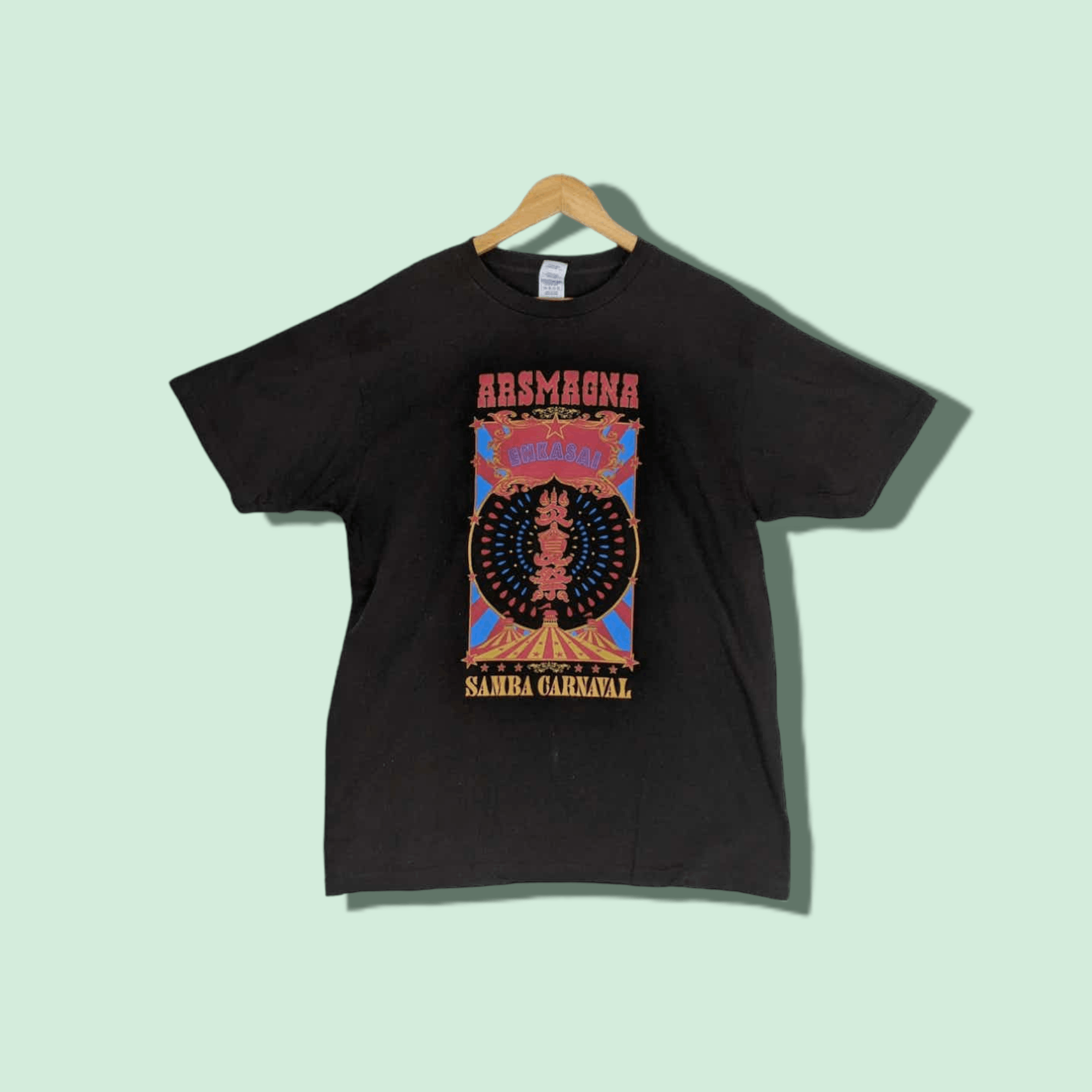 Japanese Brand JAPAN Arsmagna Samba Graphic T-Shirt Size US XL / EU 56 / 4 - 1 Thumbnail
