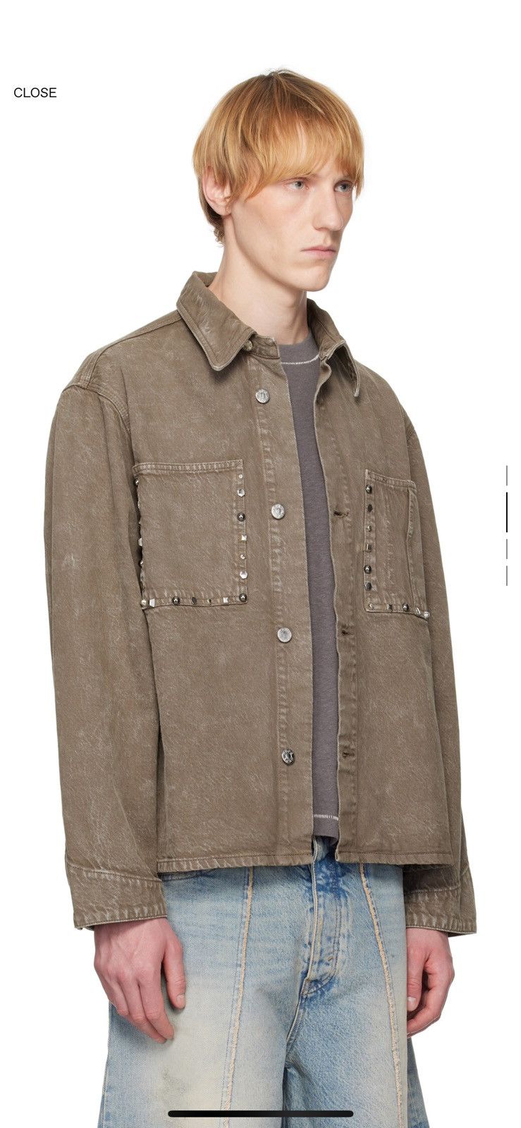 Hope HOPE studded hardware denim jacket Size US M / EU 48-50 / 2 - 2 Thumbnail