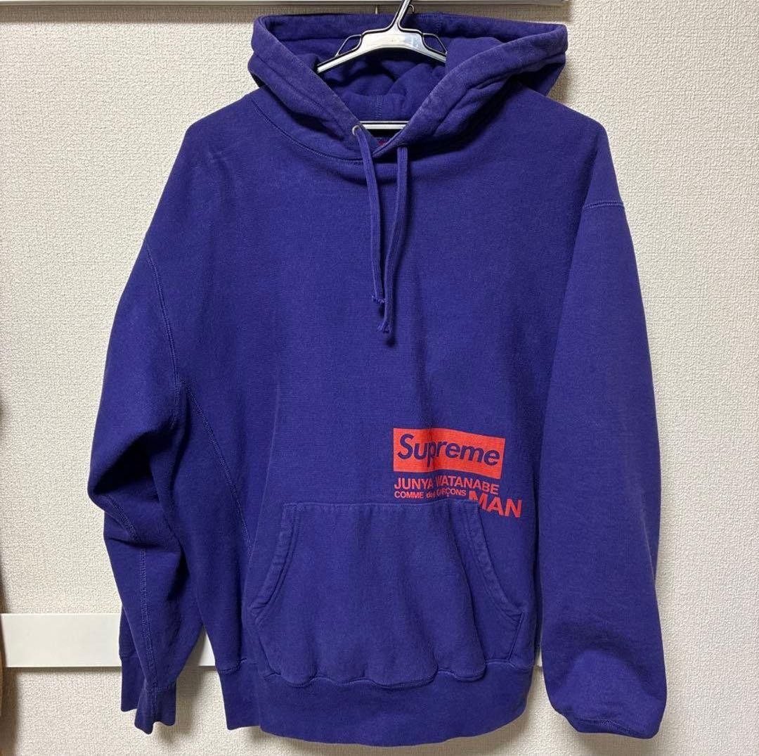 Junya Watanabe × Supreme AW21 Collab Logo Hoodie Size US M / EU 48-50 / 2 - 1 Thumbnail