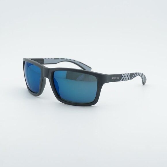 Burberry Burberry BE4483 423355 Sunglasses Grey Rectangle Frame Size ONE SIZE - 1 Thumbnail