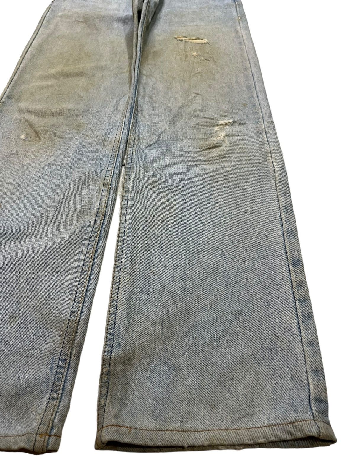 Levi's × Levi's Vintage Clothing Vintage 90s Levis 515 Mud Wash Distressed Loose Jeans Size US 29 - 7 Thumbnail