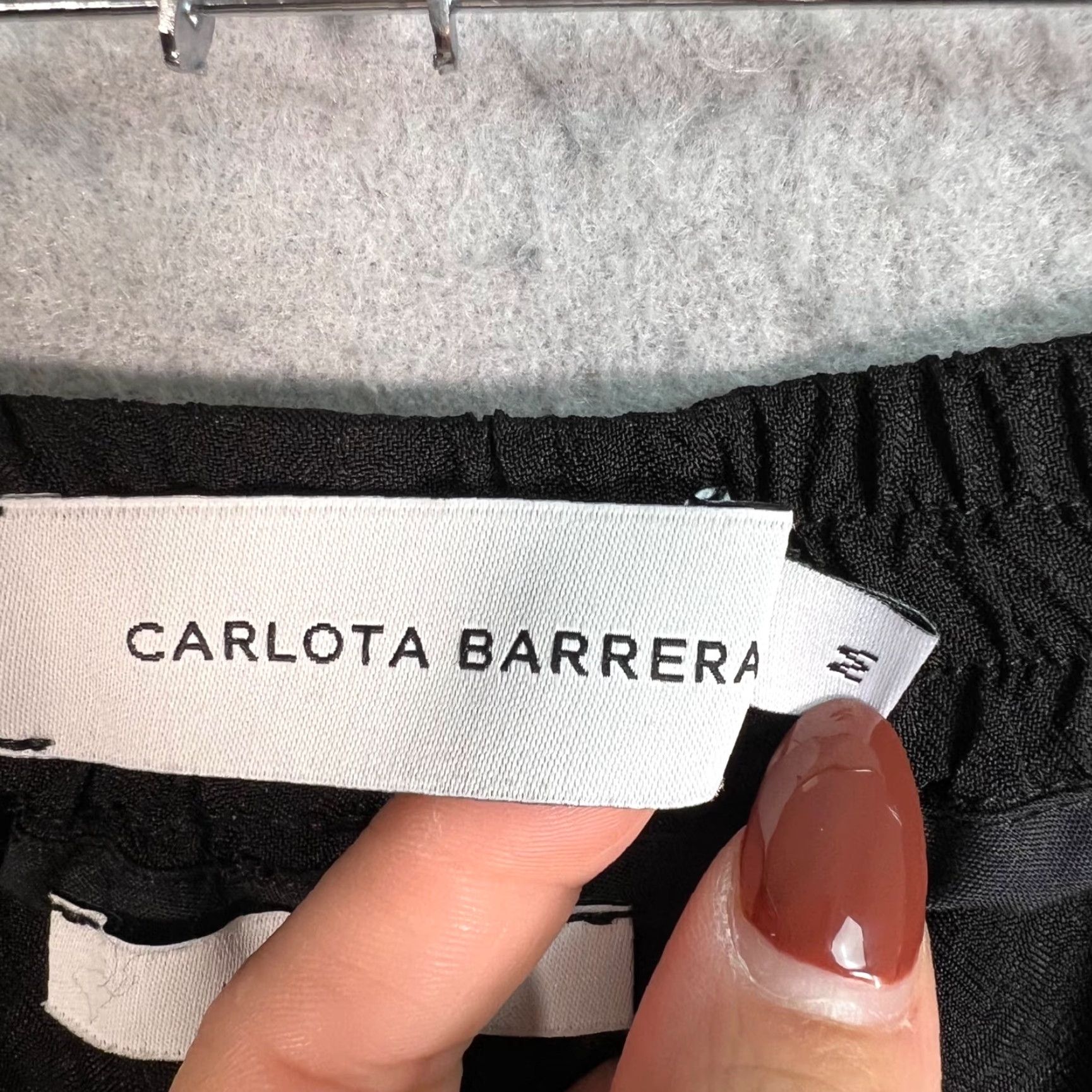 Vintage VINTAGE Carlota Barrera Womens Size Medium Black & White Contrast Track Pants Size 32" / US 10 / IT 46 - 3 Thumbnail