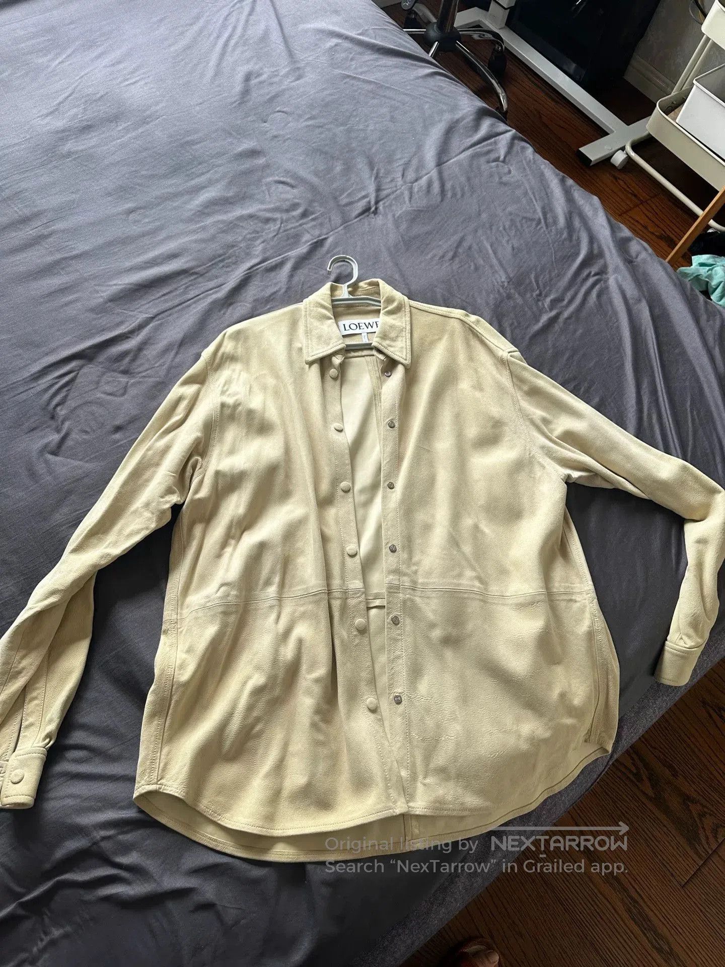 Loewe Sheepskin Shirt Jacket.