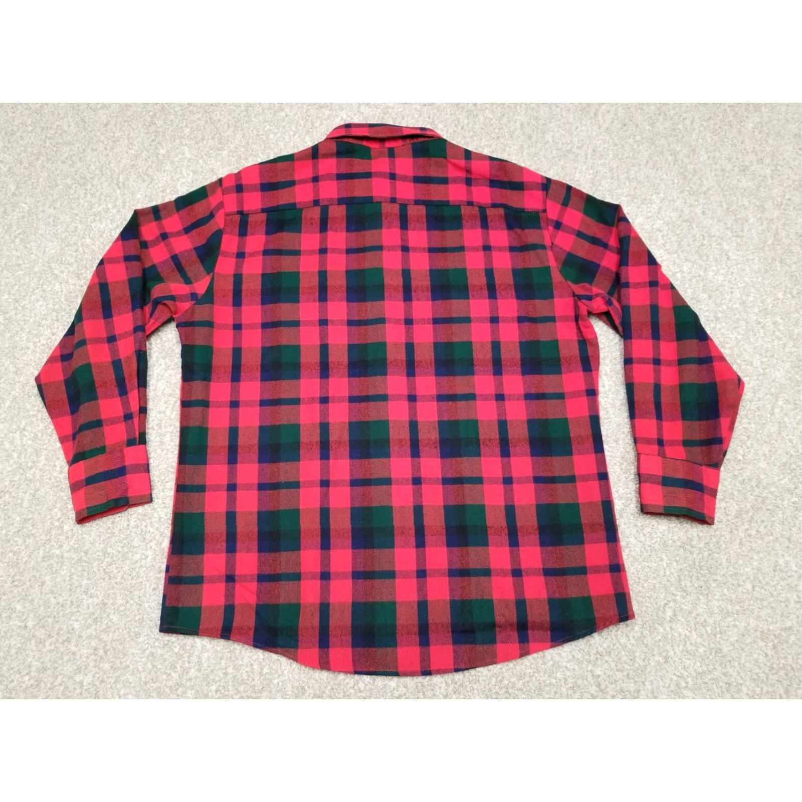 Vintage VINTAGE Northwest Territory Flannel Shirt Mens L Black Red Plaid Outdoors Camp Fish Shirts Button-Up Casual Mens Regular Plaid N/A? Size US L / EU 52-54 / 3 - 6 Thumbnail