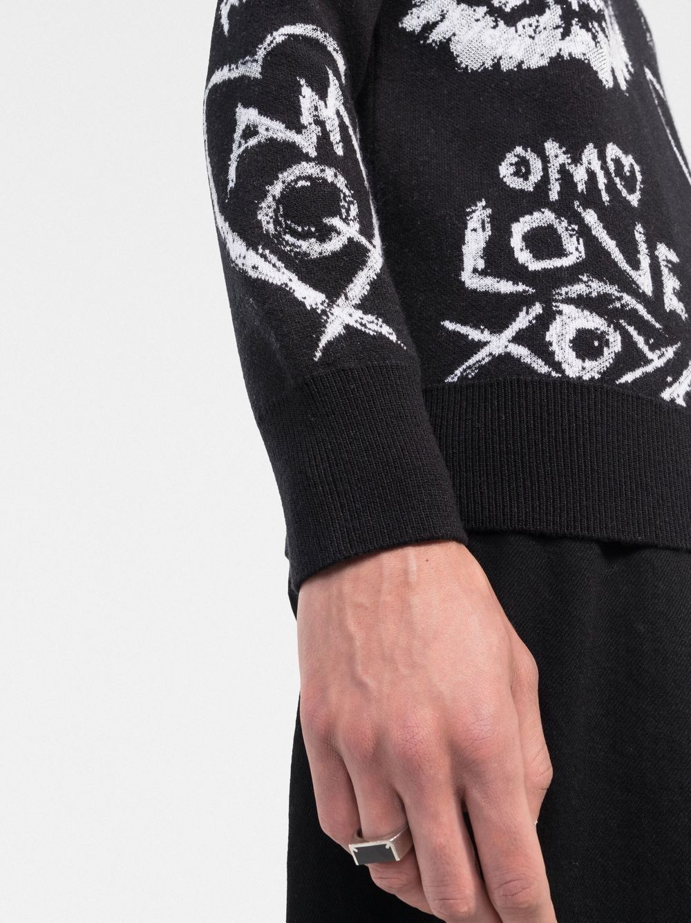 Alexander McQueen o1y1024 Sweater in Black Size US L / EU 52-54 / 3 - 5 Thumbnail
