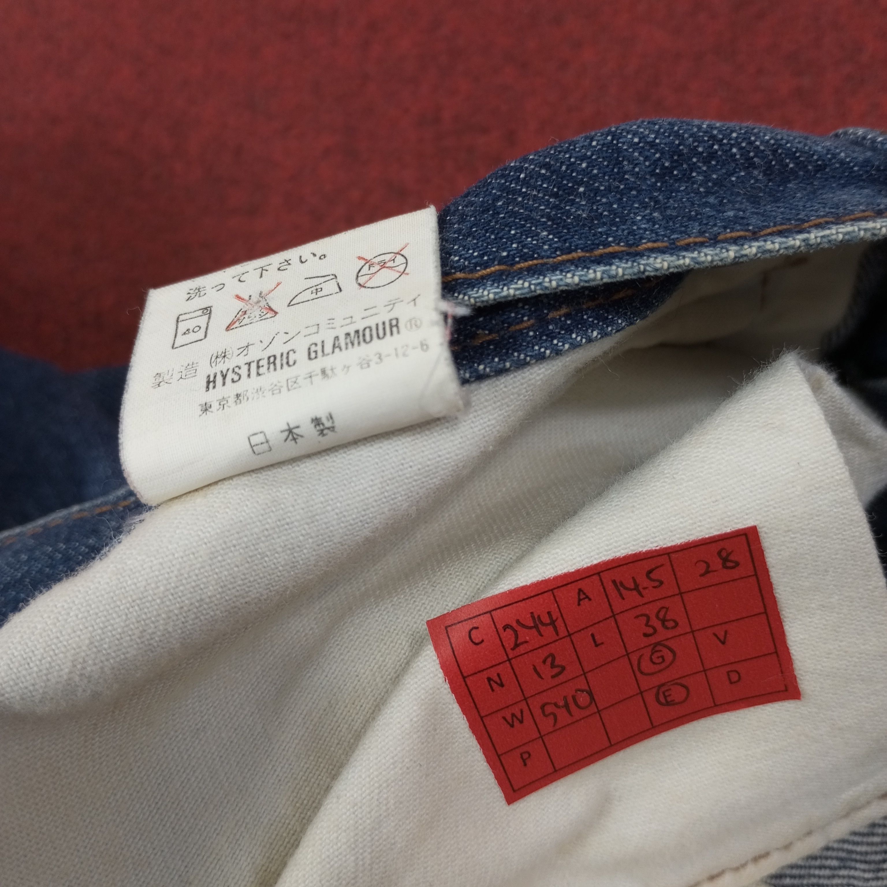 Hysteric Glamour Vintage Hysteric Glamour Japanese Brand Custom Jeans c244n13 Size US 29 - 13 Thumbnail