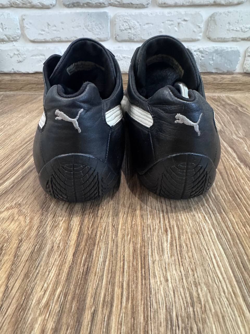 Puma Vintage Puma Speedcat Black Leather Sneakers Size US 11.5 / EU 44-45 - 4 Thumbnail
