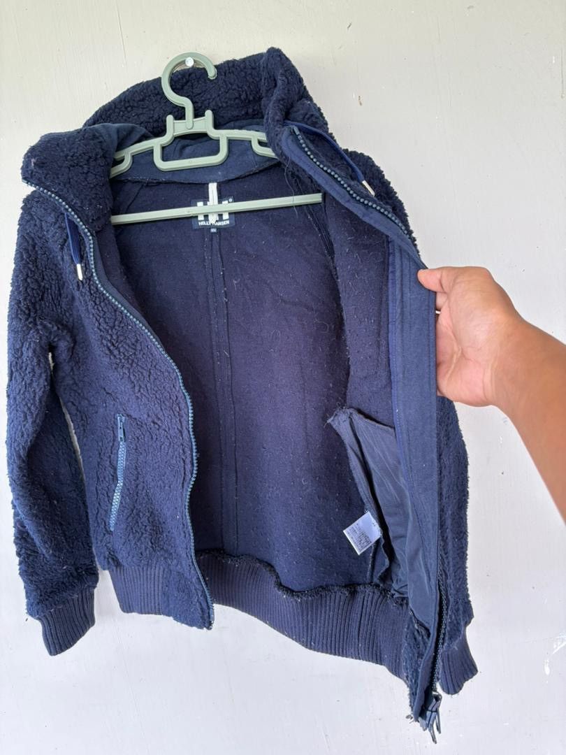 Helly Hansen Vtg Helly hansen Sherpa Fleece Jacket With Hoodies Design Size US S / EU 44-46 / 1 - 5 Thumbnail