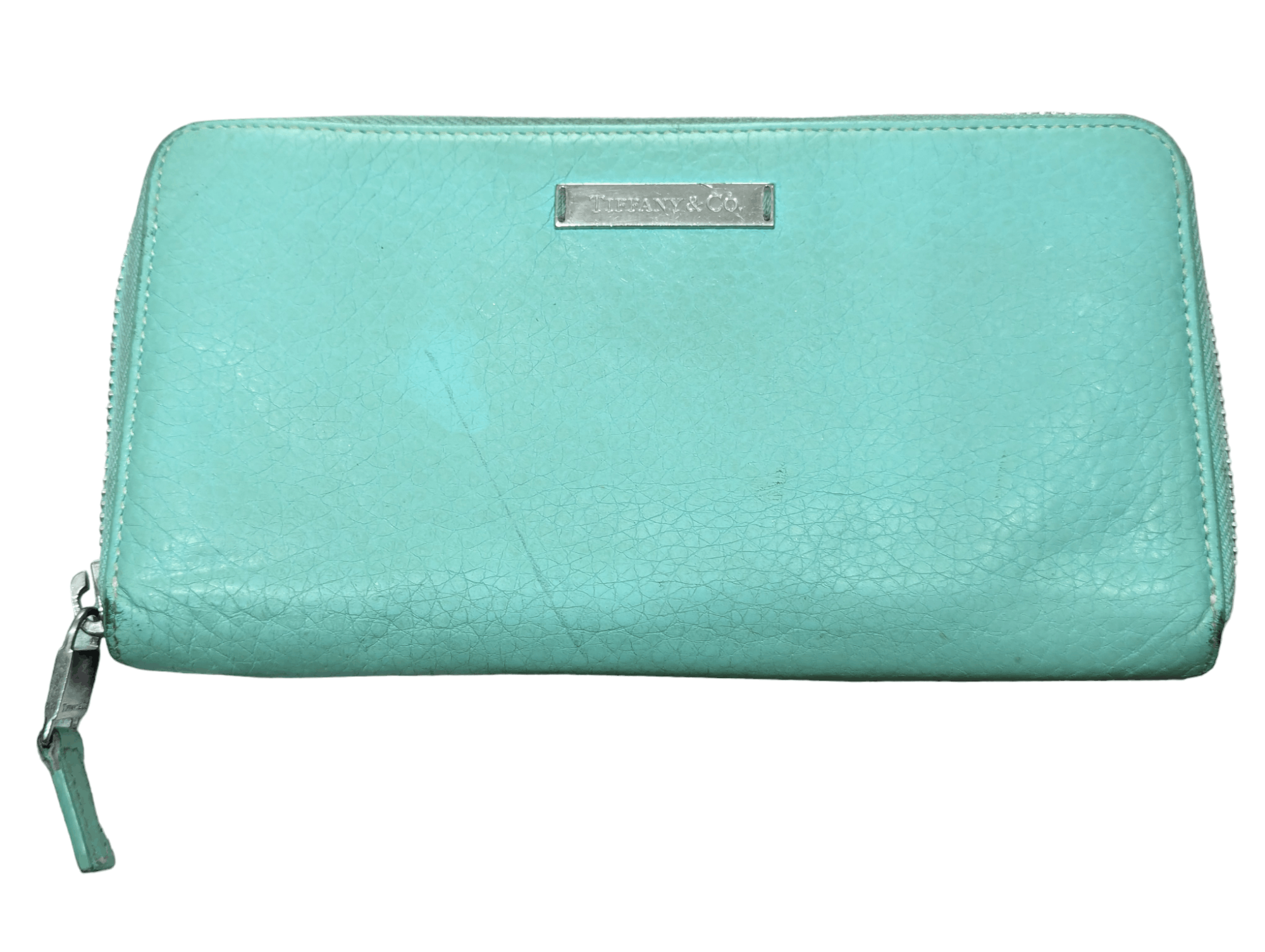 Tiffany & Co Round Zipper Wallet Purse