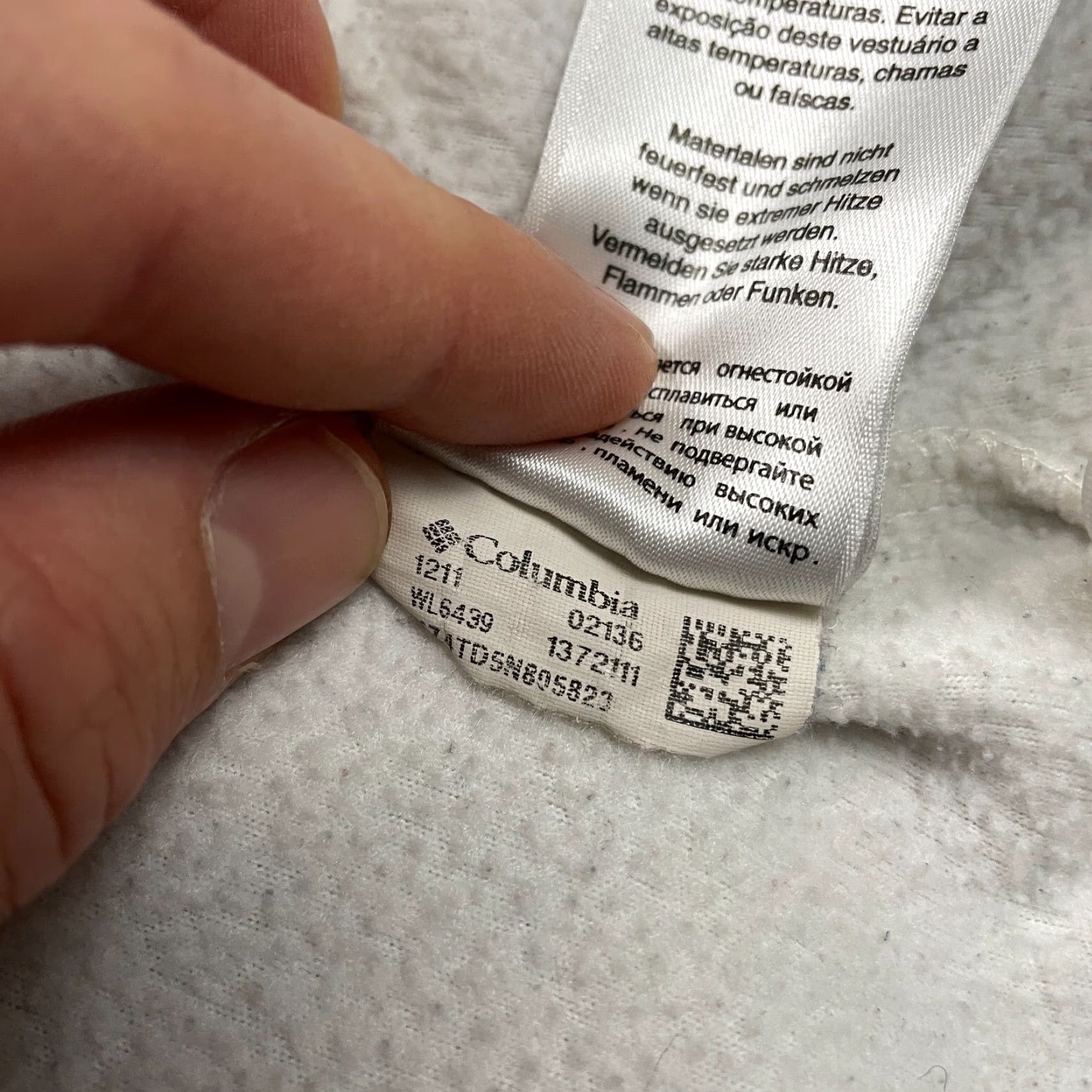 Vintage VINTAGE Columbia Benton Springs Fleece Jacket Women Medium White Full Zip Pockets Hiking Womens Size M / US 6-8 / IT 42-44 - 7 Thumbnail