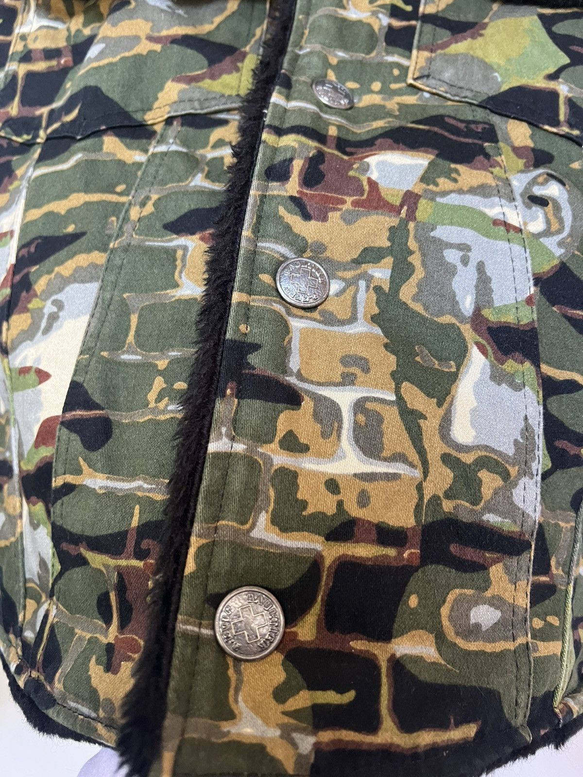 Jean Paul Gaultier Jean Paul Gaultier Camo Faces Jacket Size US M / EU 48-50 / 2 - 7 Thumbnail