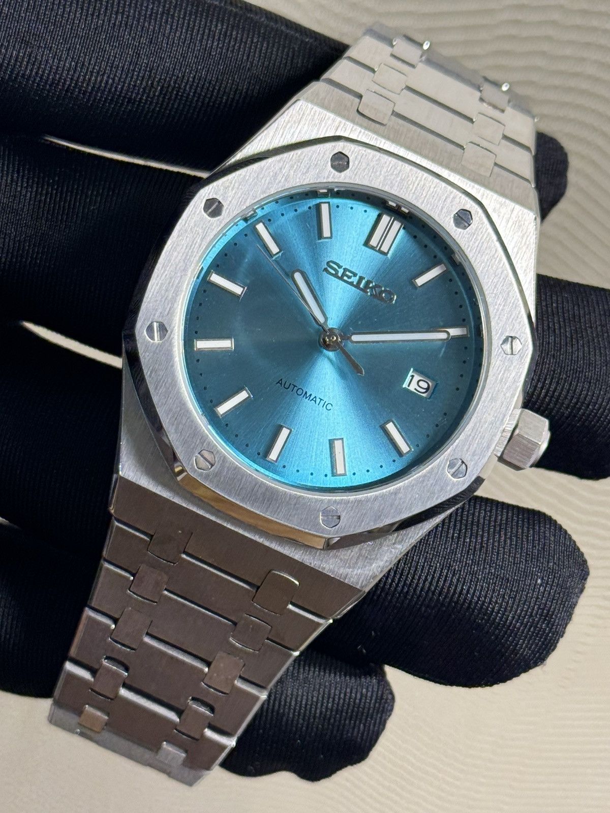 image of Seiko Royal Oak in Blue, Men's (Size 42)