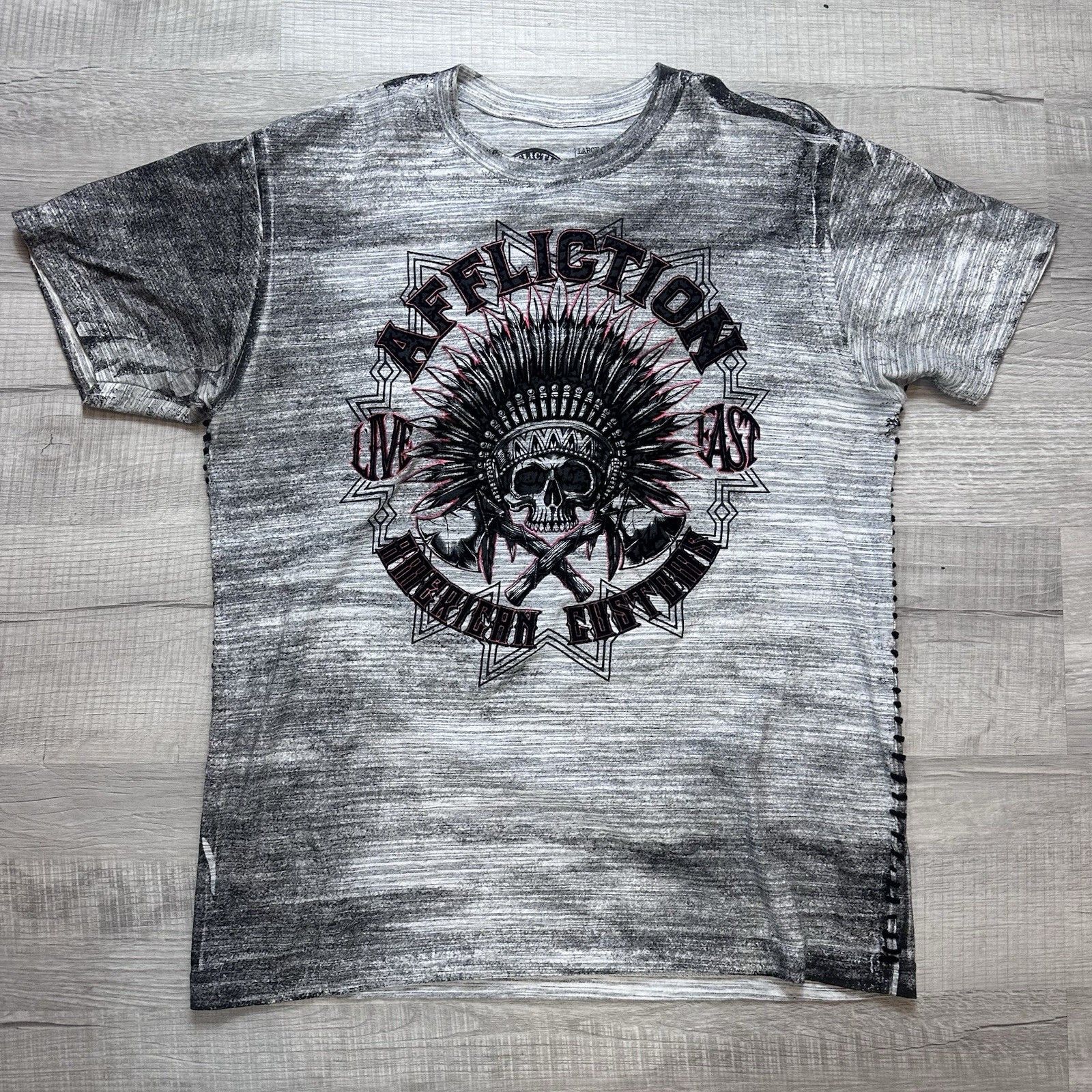 Affliction Affliction American Customs Native Roar T-Shirt Mens Large Size US L / EU 52-54 / 3 - 2 Thumbnail
