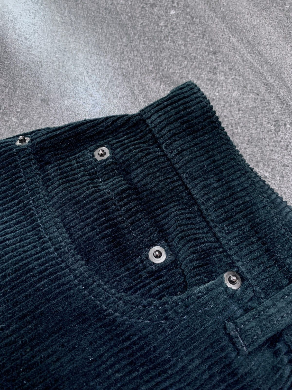 Handmade “FREE IMPORT TAX” Wideleg Corduroy Pants Size US 32 / EU 48 - 4 Thumbnail